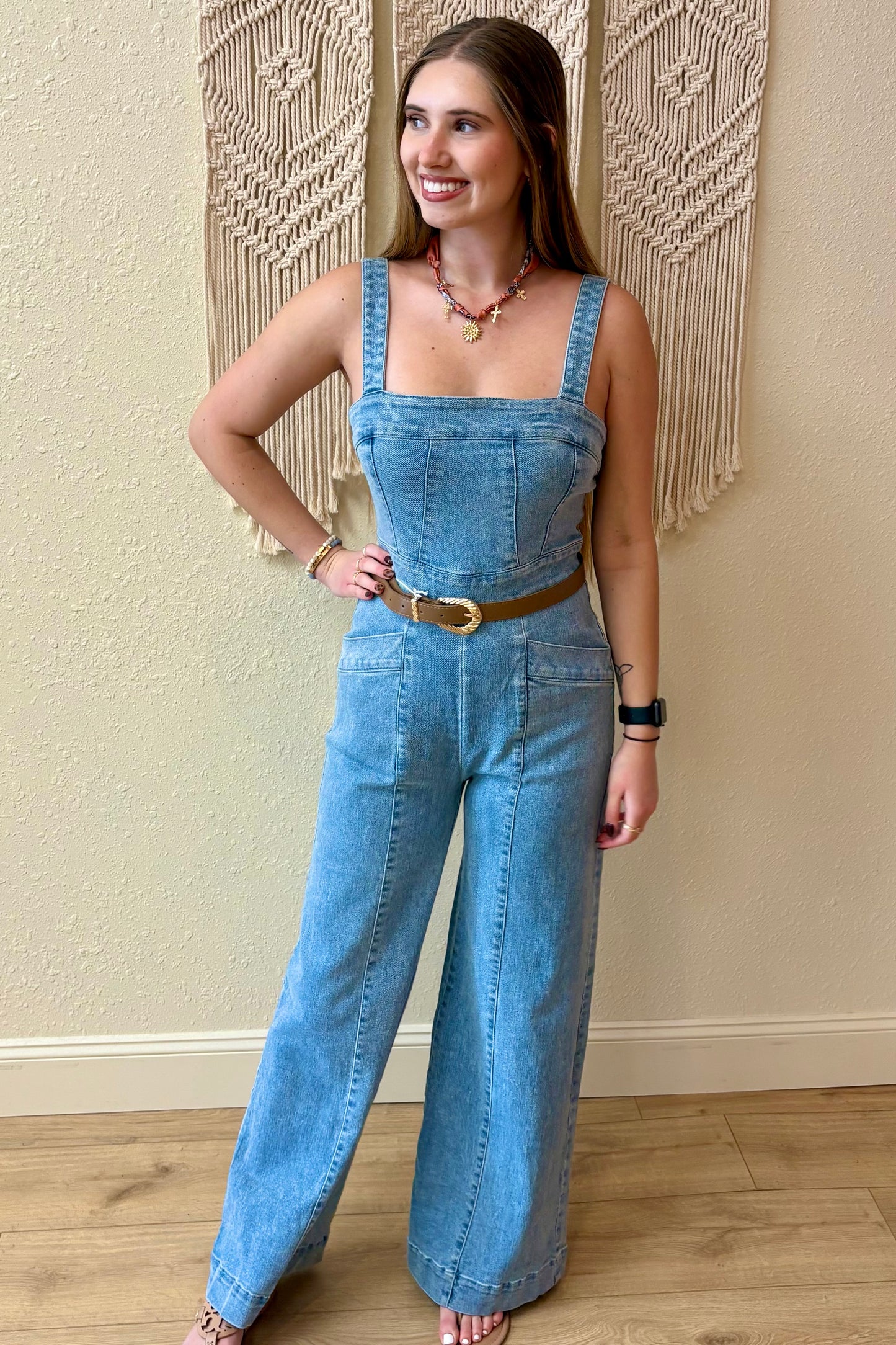Lyla Denim Jumpsuit