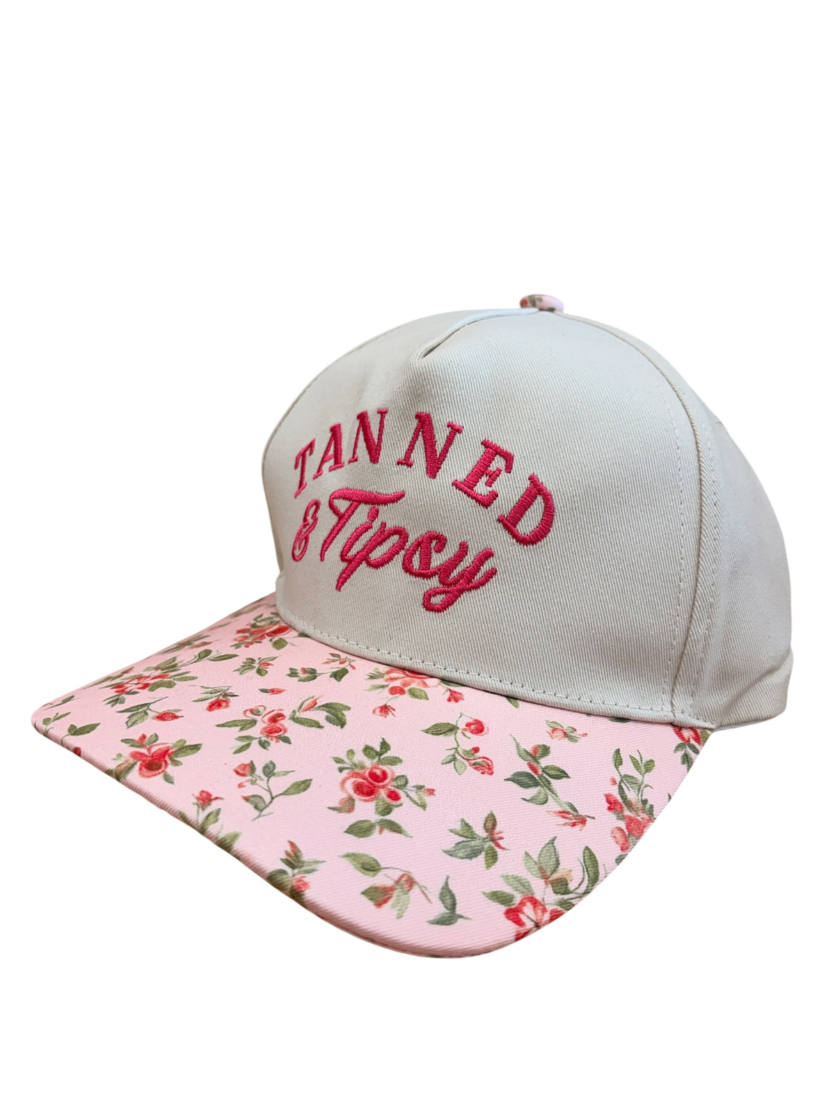 Tanned & Tipsy Floral Trucker Hat