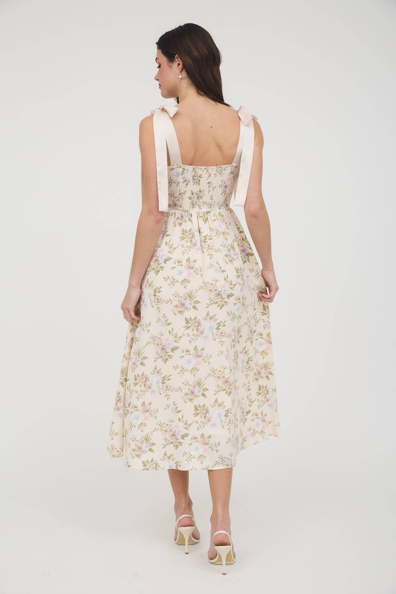 Everly Floral Corset Maxi Dress