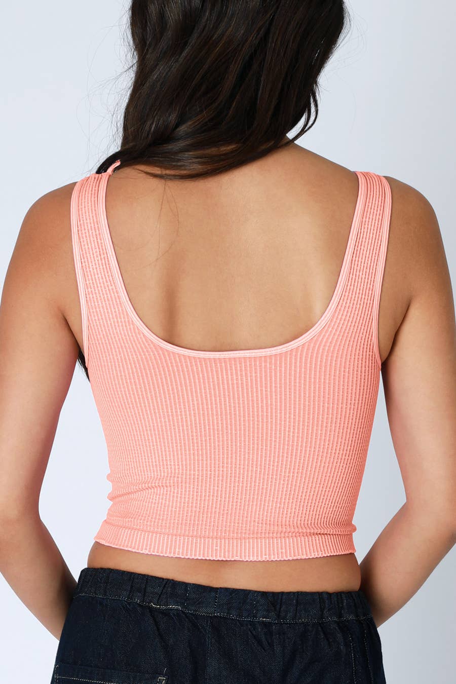 Vintage Reversible Crop Tank Top