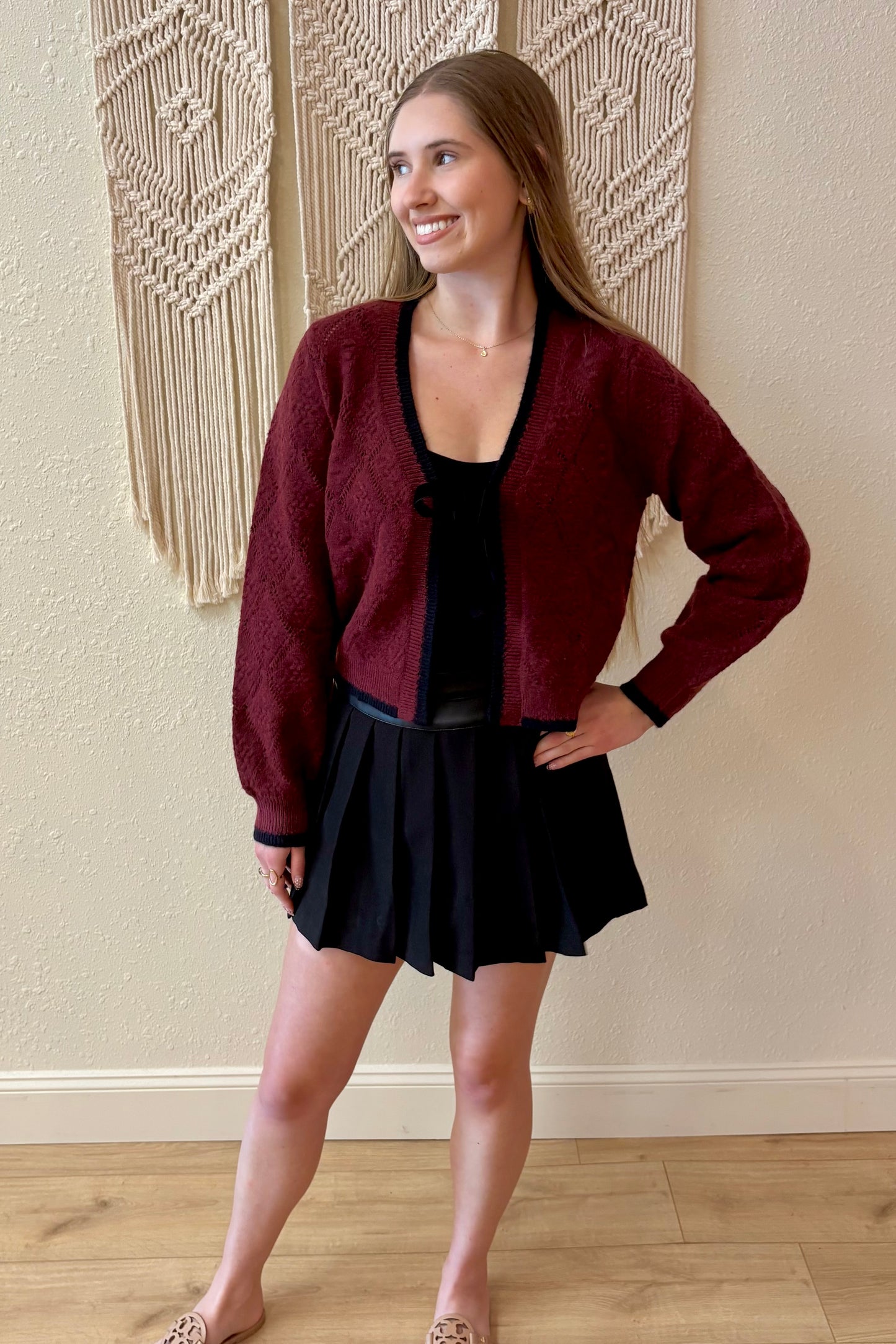 Gianna Bow Cardigan Sweater