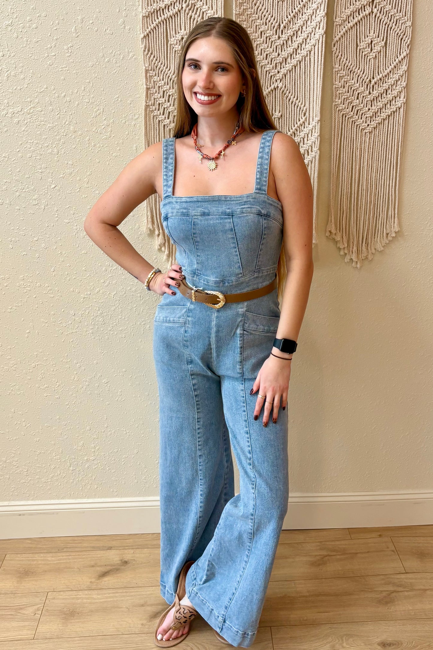 Lyla Denim Jumpsuit