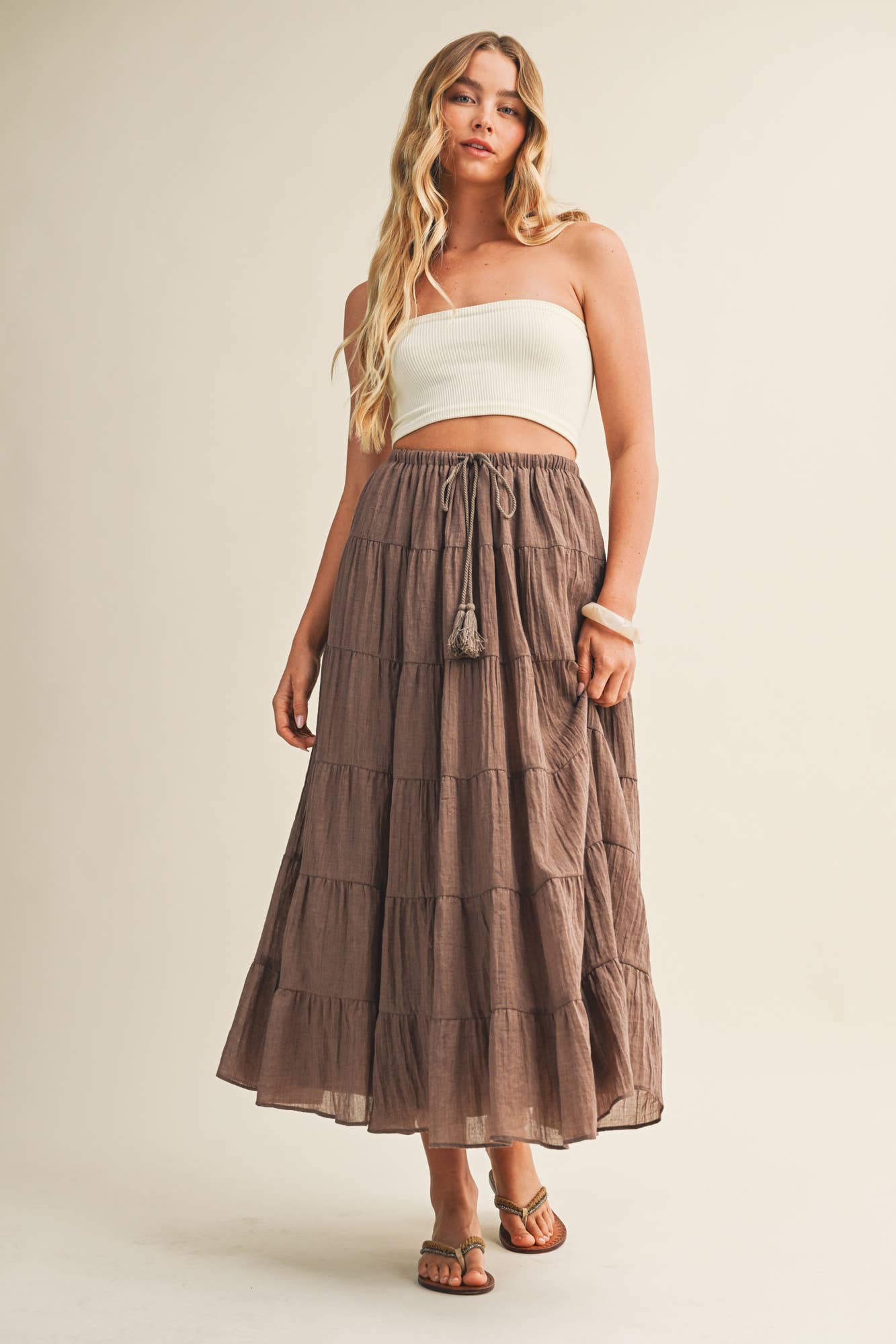 Carina Tiered Maxi Skirt