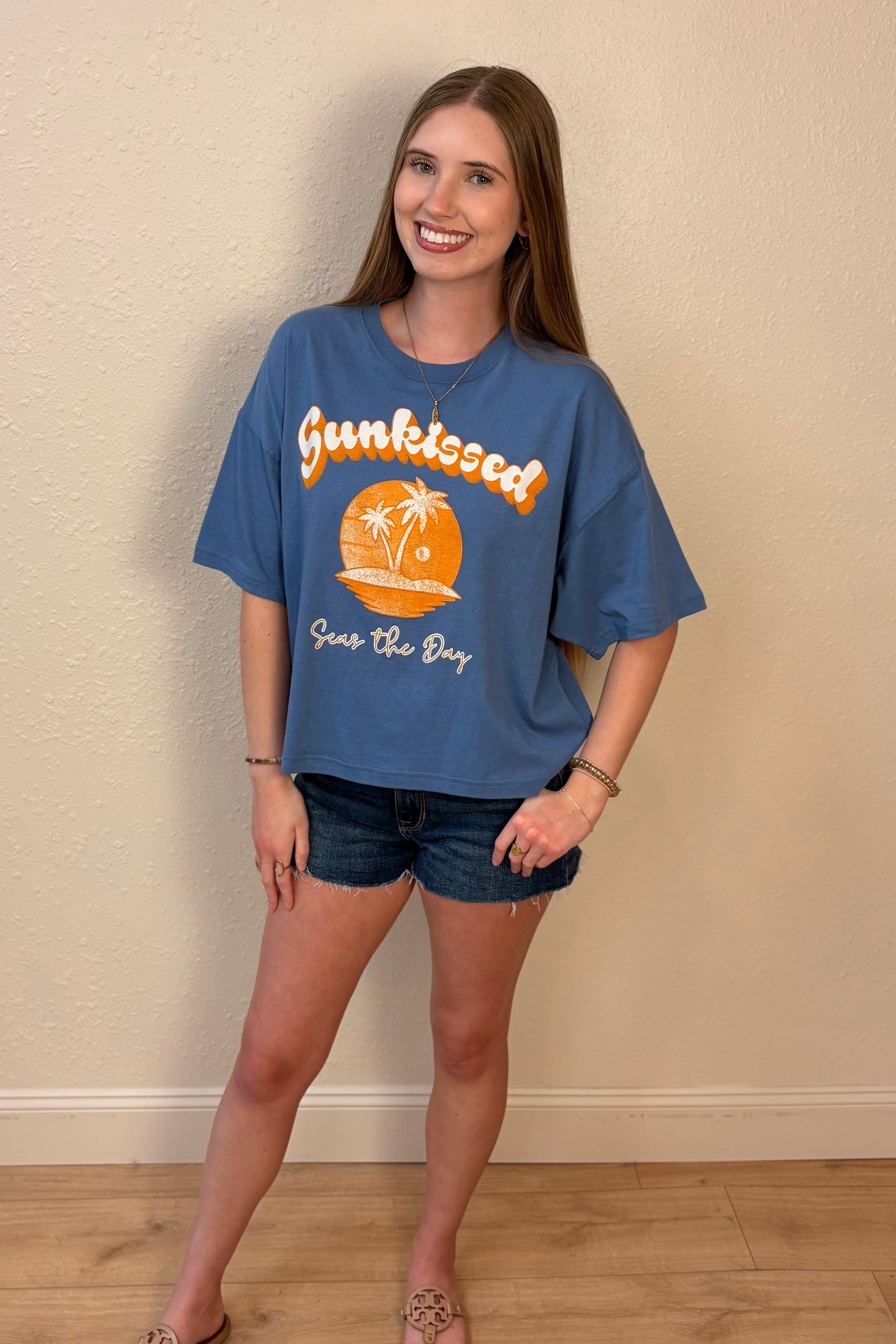 Sunkissed Seas The Day Graphic Tee Shirt