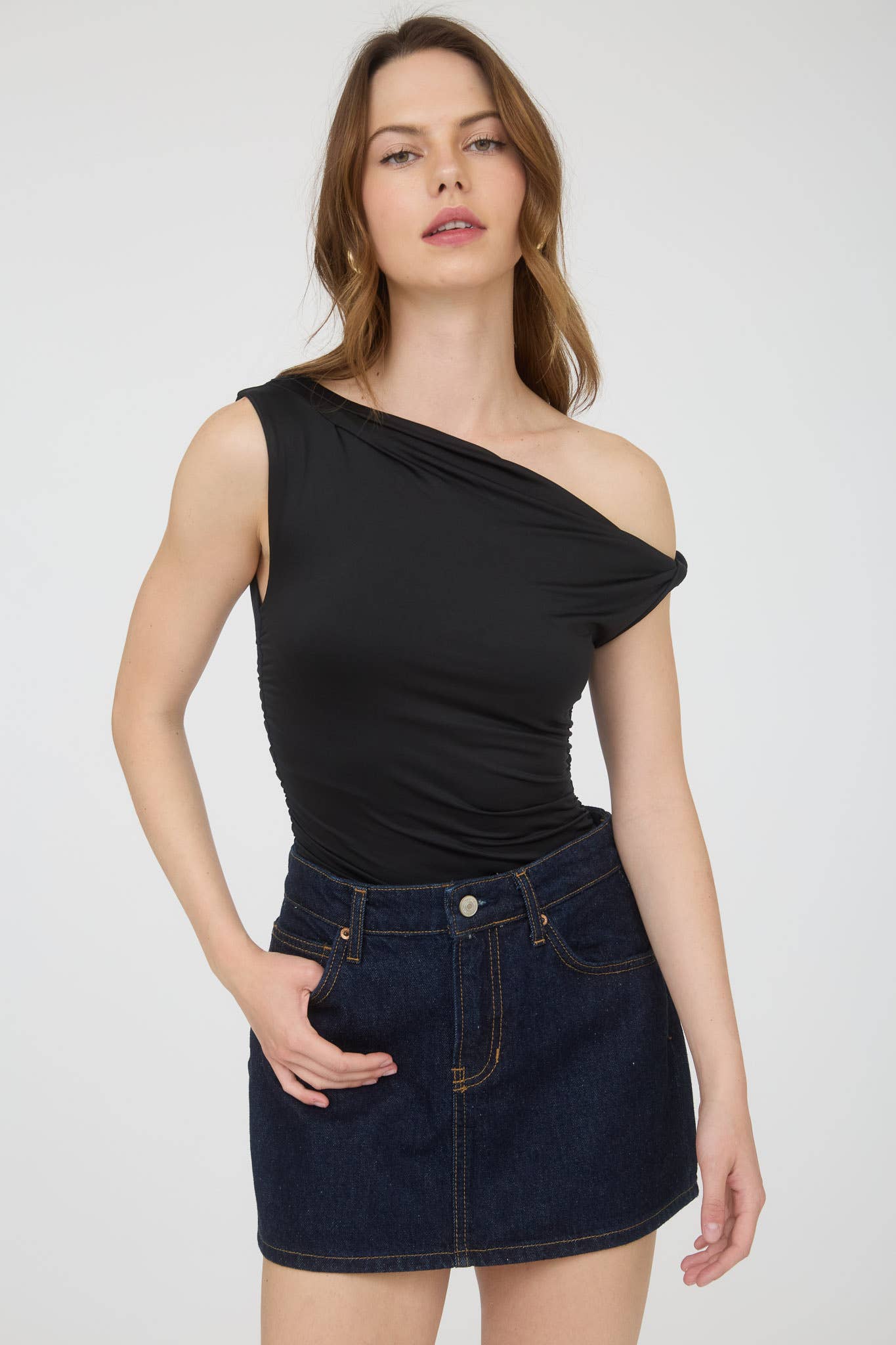 Georgia Asymmetrical Off the Shoulder Top