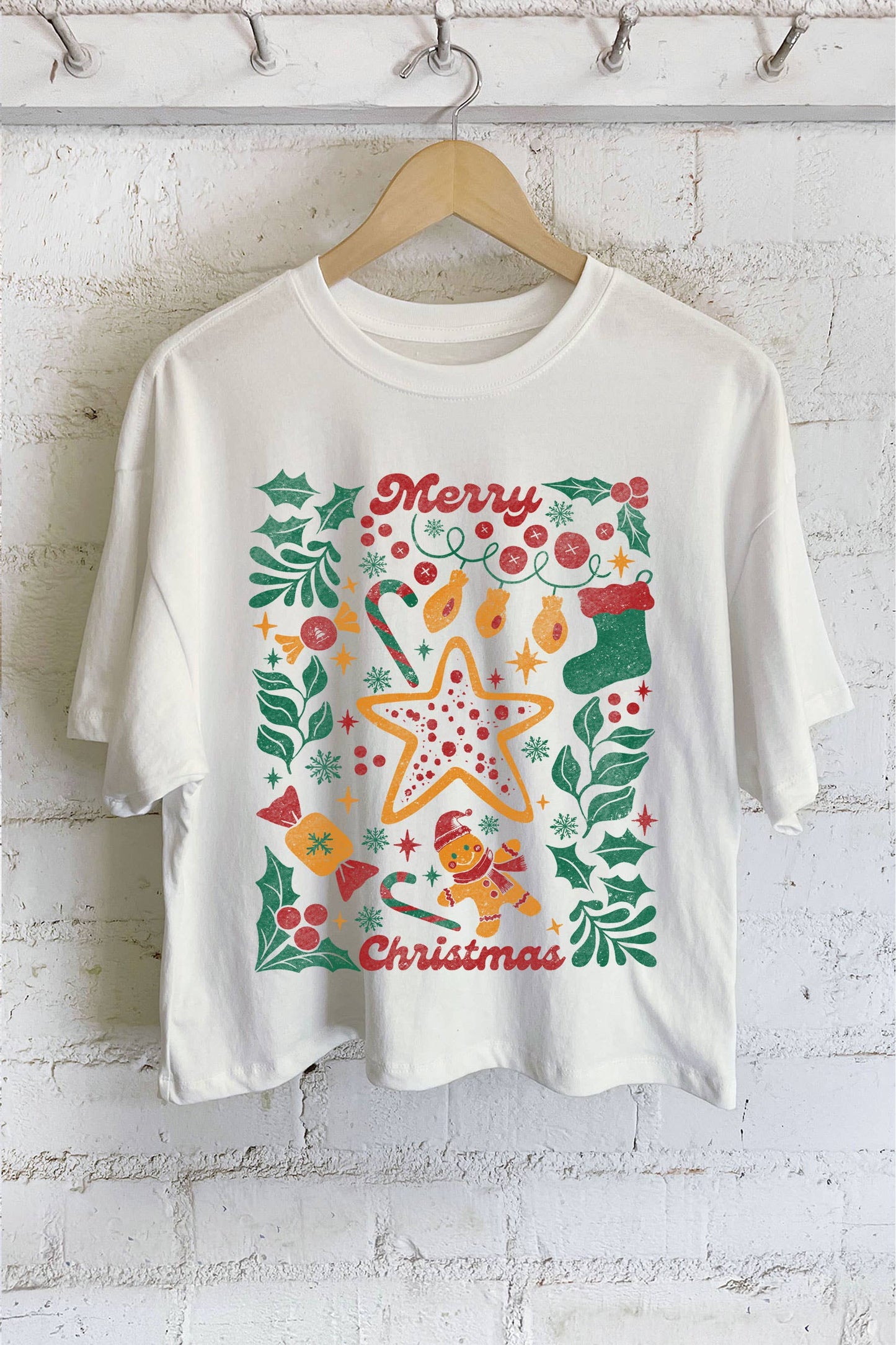 Merry Christmas Star T-Shirt