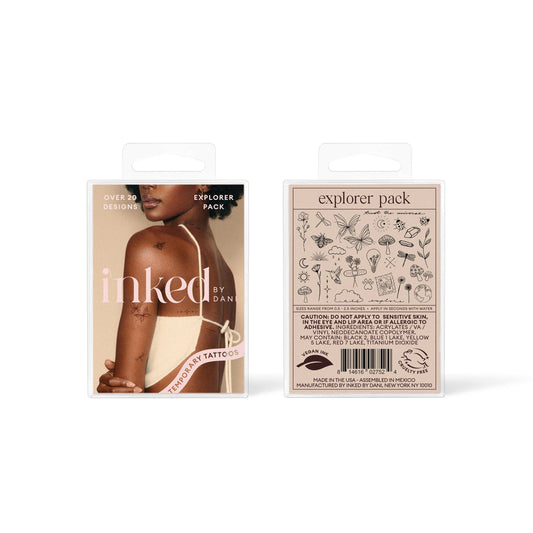 Explorer Temporary Tattoo Pack