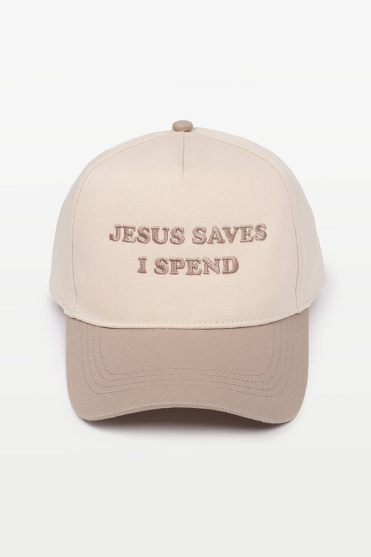 Jesus Saves I Spend Trucker Hat