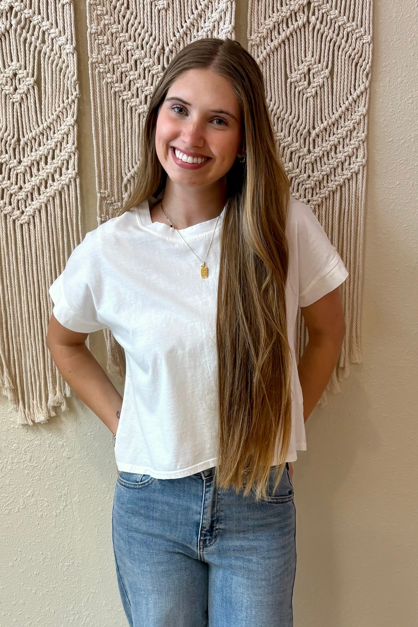 Evie Mineral Washed Tee Shirt