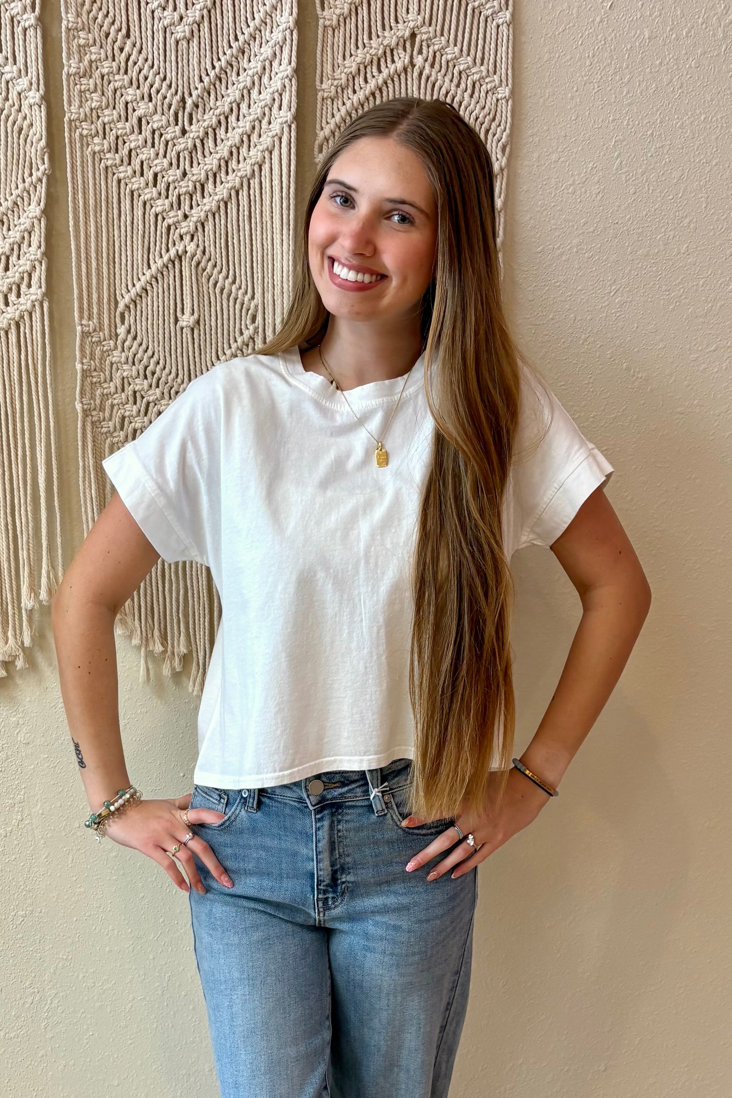 Evie Mineral Washed Tee Shirt
