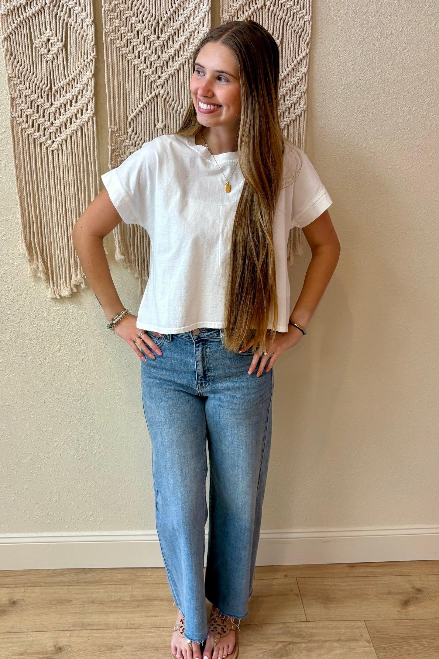 Evie Mineral Washed Tee Shirt