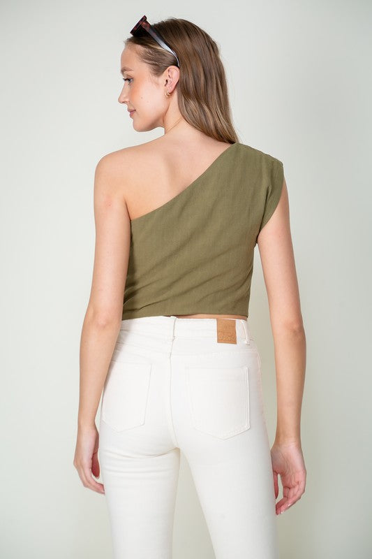 Megan One Shoulder Top