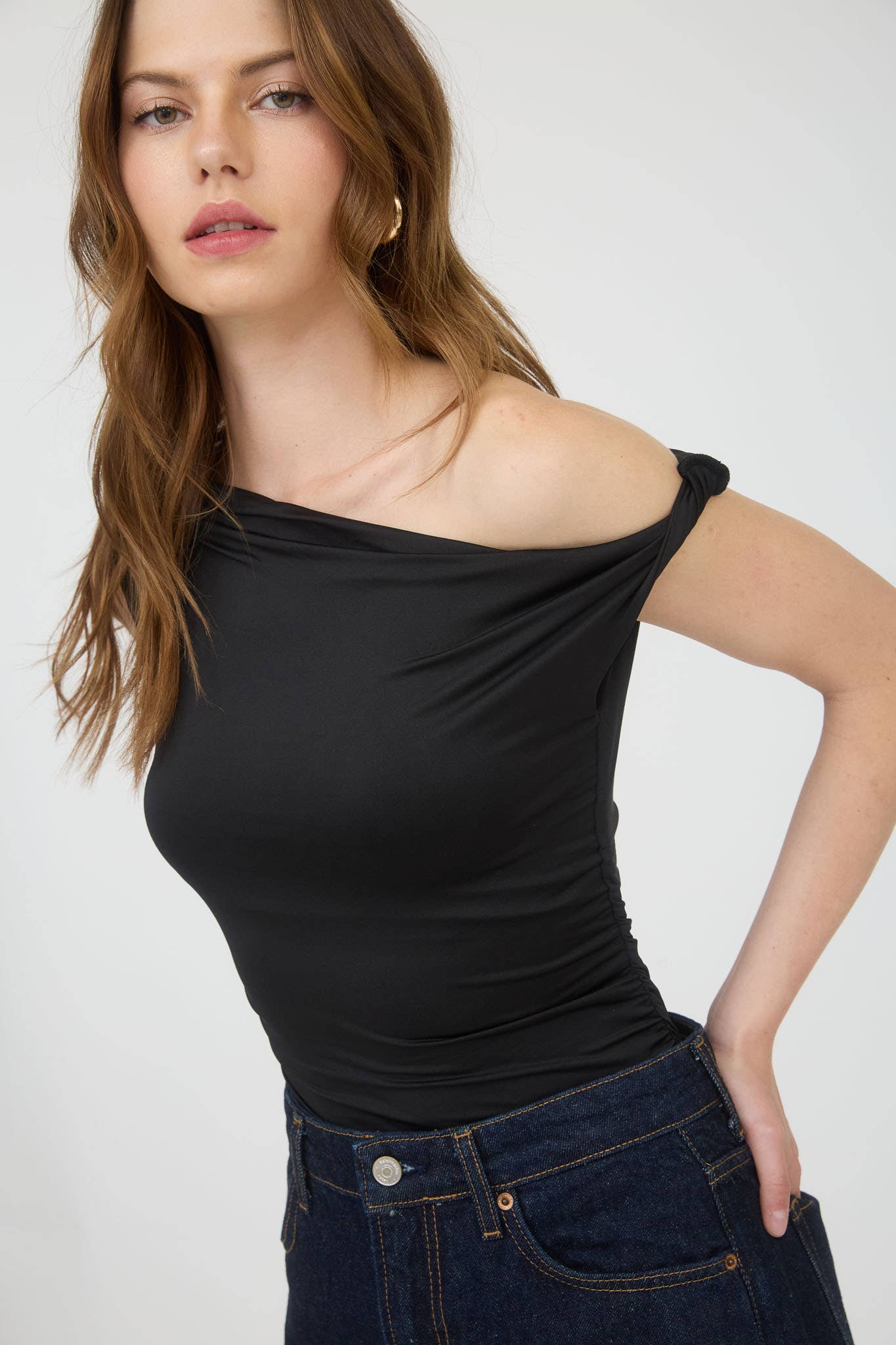Georgia Asymmetrical Off the Shoulder Top