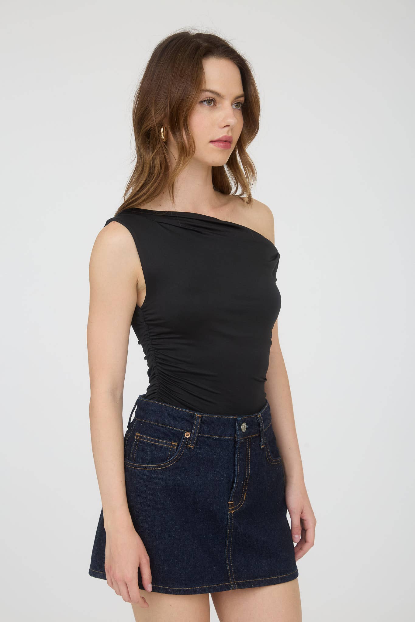 Georgia Asymmetrical Off the Shoulder Top
