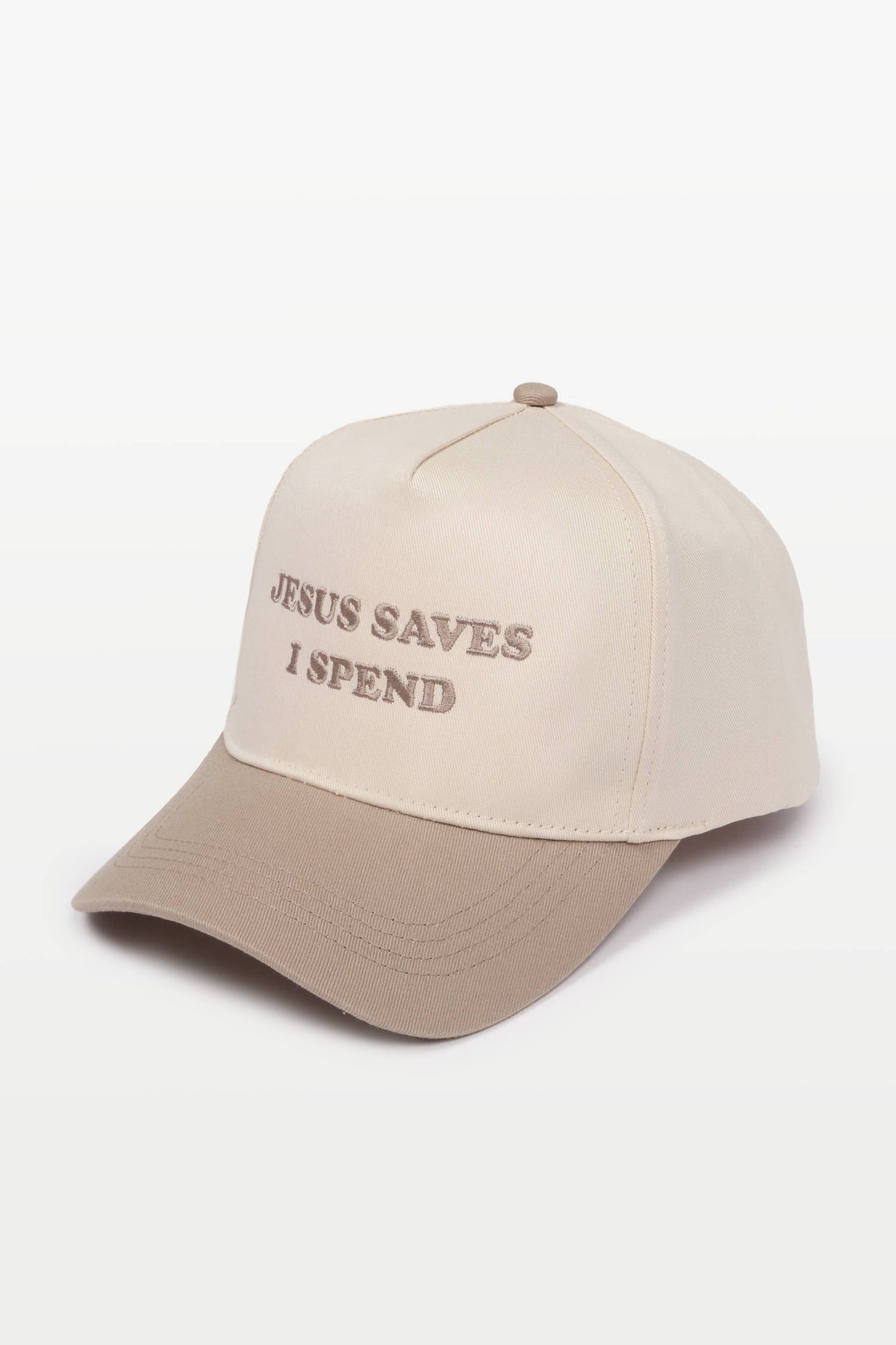 Jesus Saves I Spend Trucker Hat