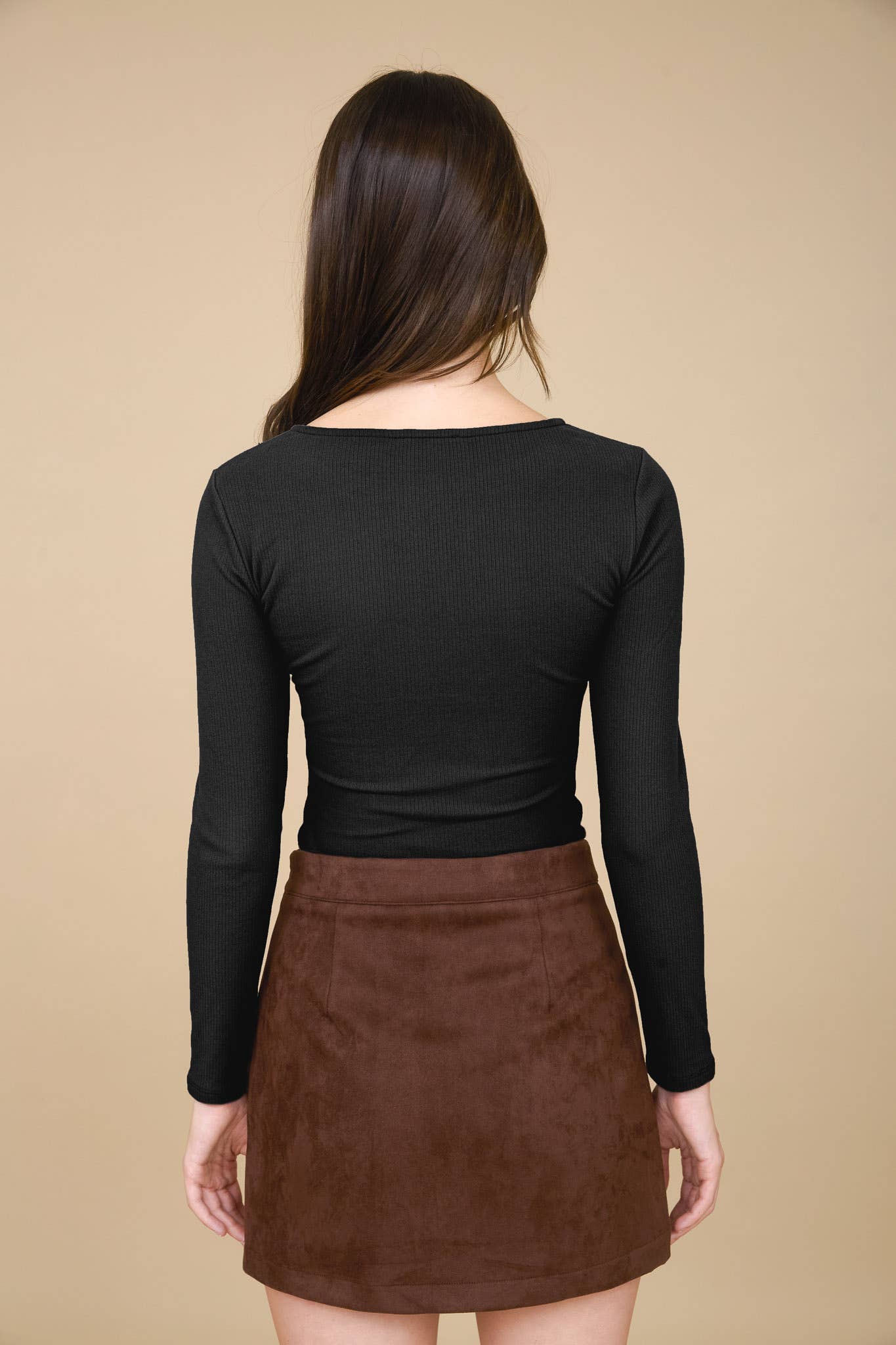 Olivia Bow Detail Long Sleeve Top