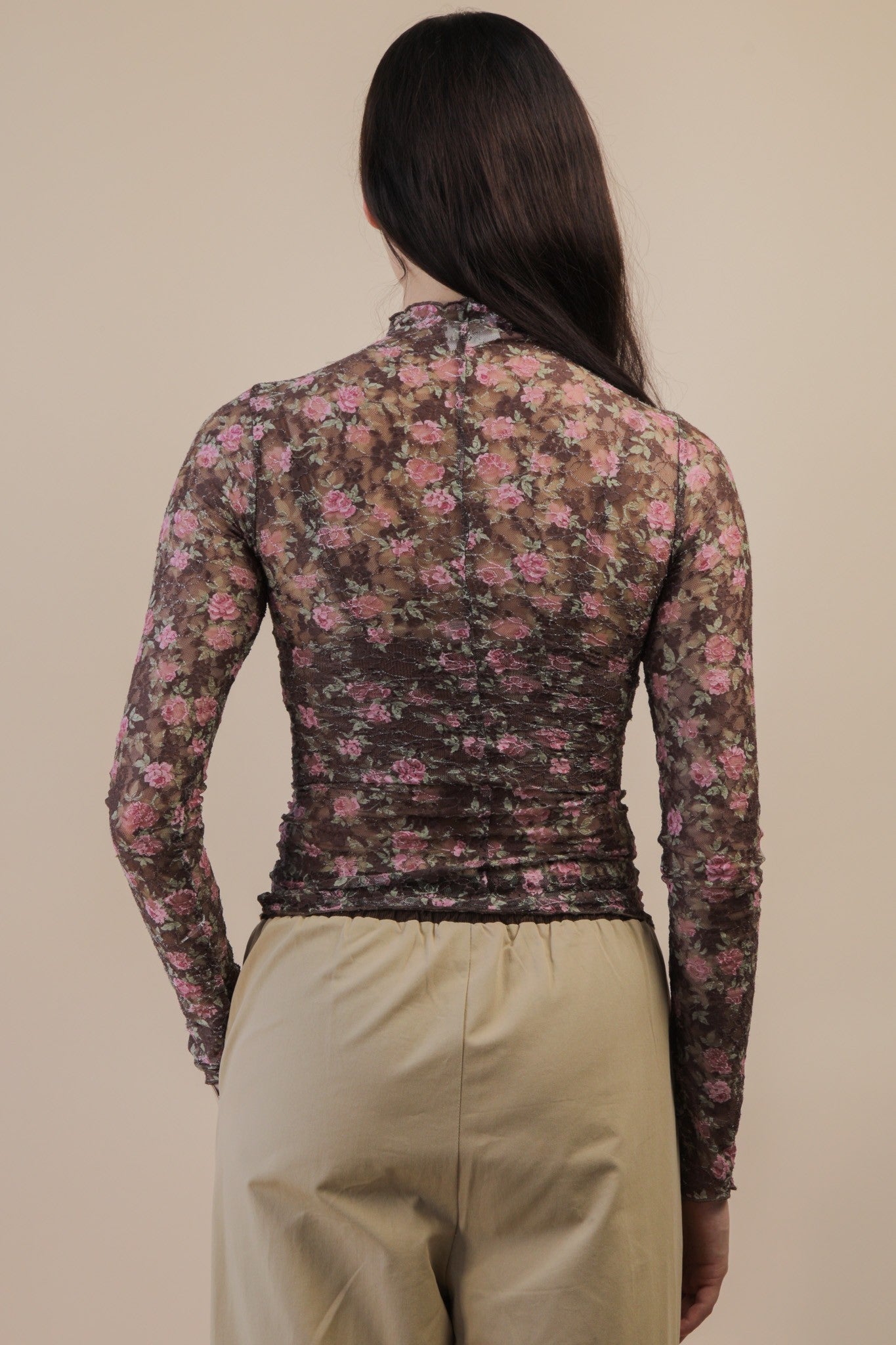 Quinn Floral Lace Long Sleeve Top
