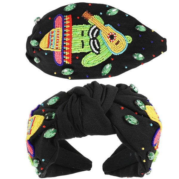 Cinco De Mayo Beaded Headband