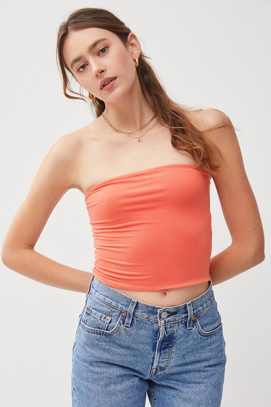 Brooke Ultra Soft Stretch Tube Top- Final Sale