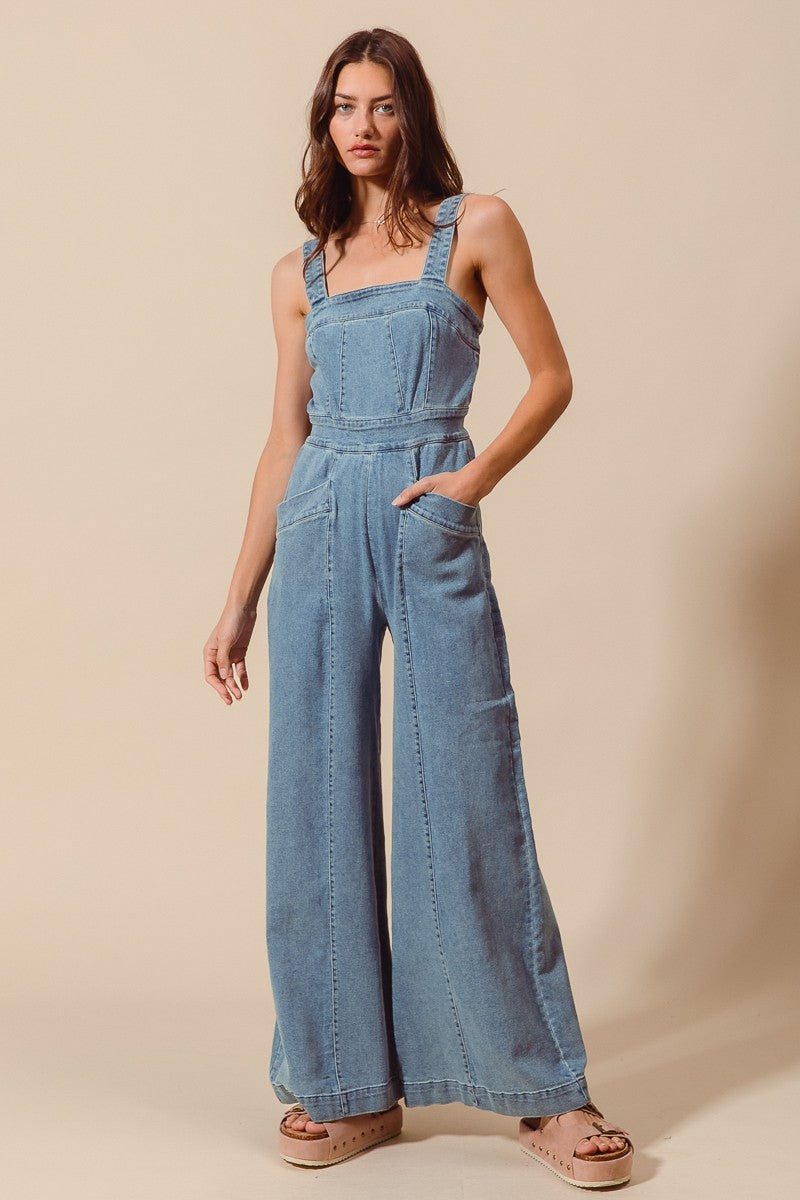 Lyla Denim Jumpsuit