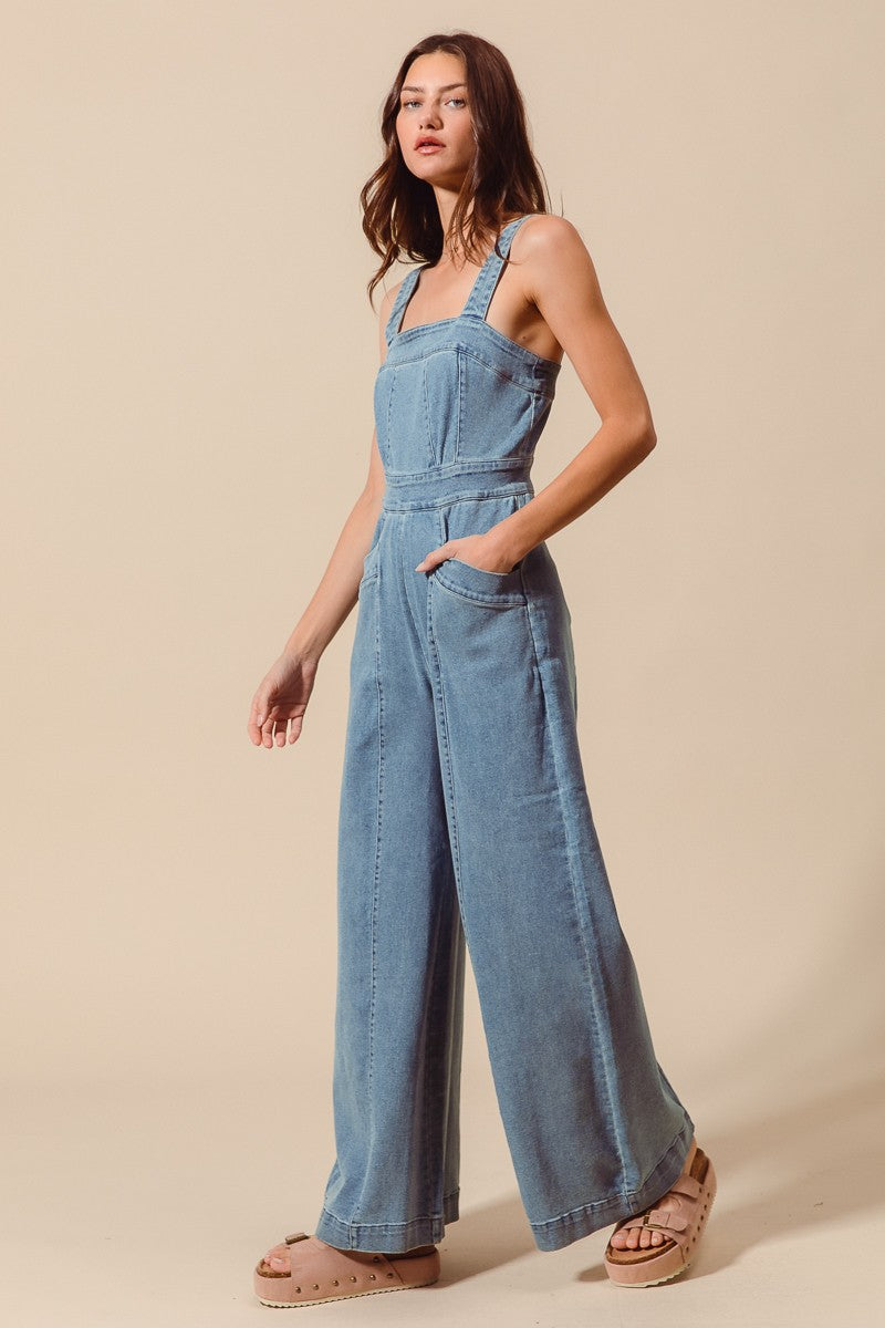 Lyla Denim Jumpsuit