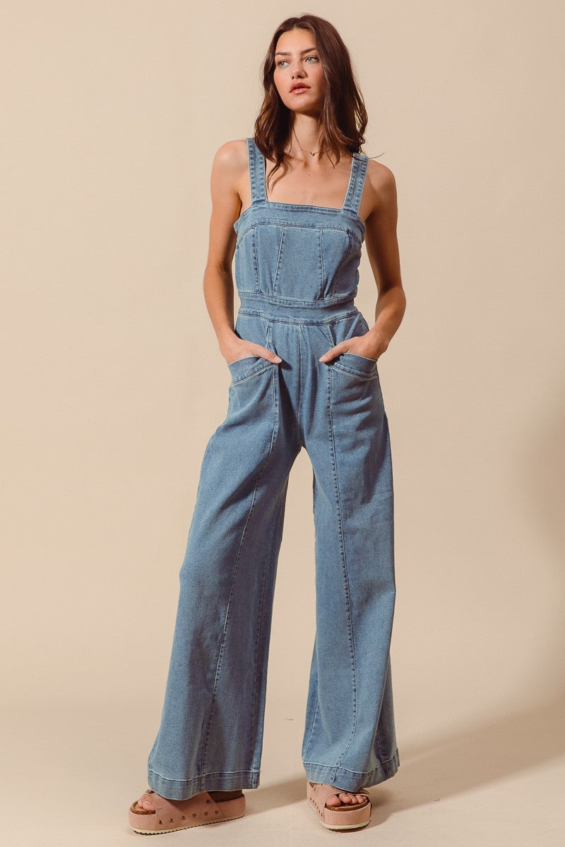 Lyla Denim Jumpsuit