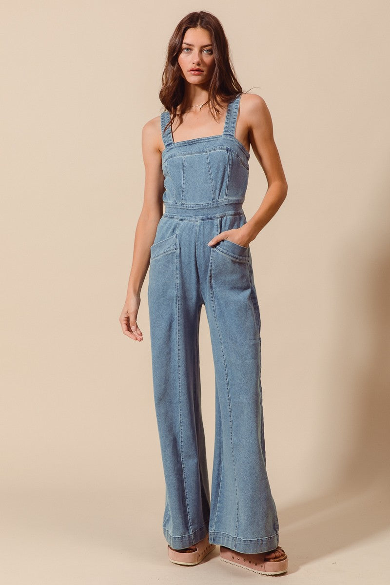Lyla Denim Jumpsuit