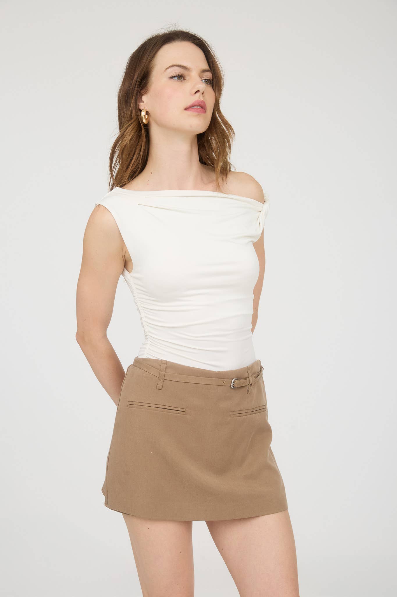 Georgia Asymmetrical Off the Shoulder Top