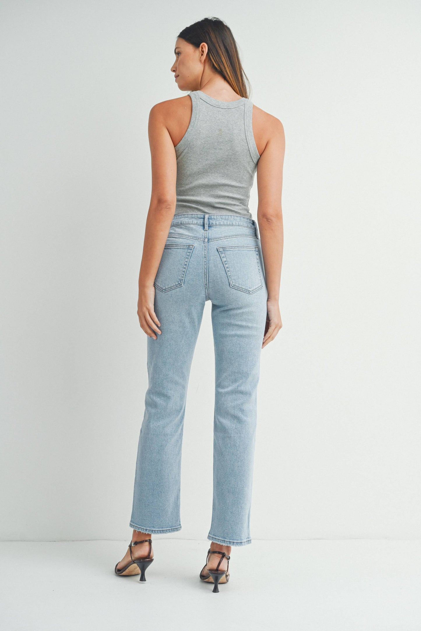 JBD Light Clean Stretch Straight Jeans