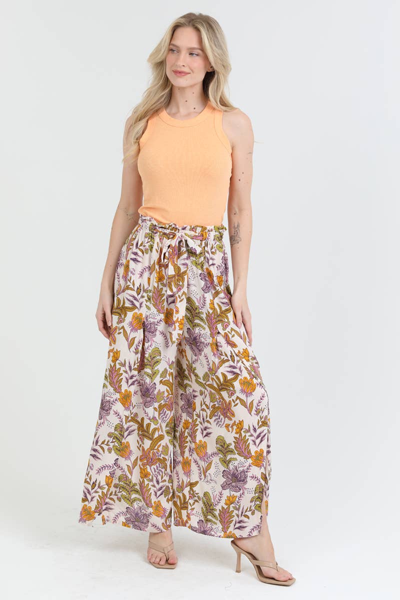 Fern Wide Leg Tie Front Pants