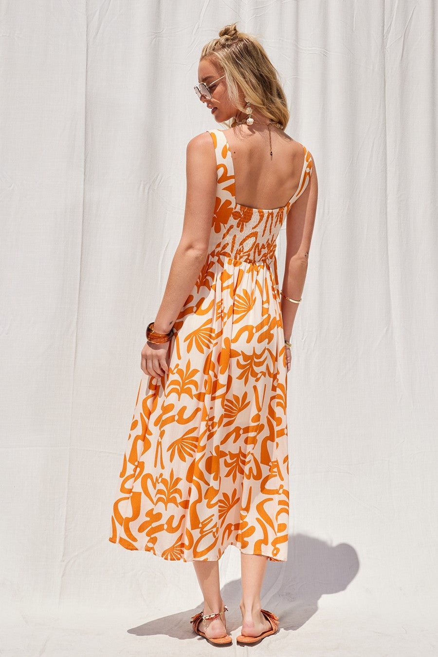 Autumn Floral Maxi Dress