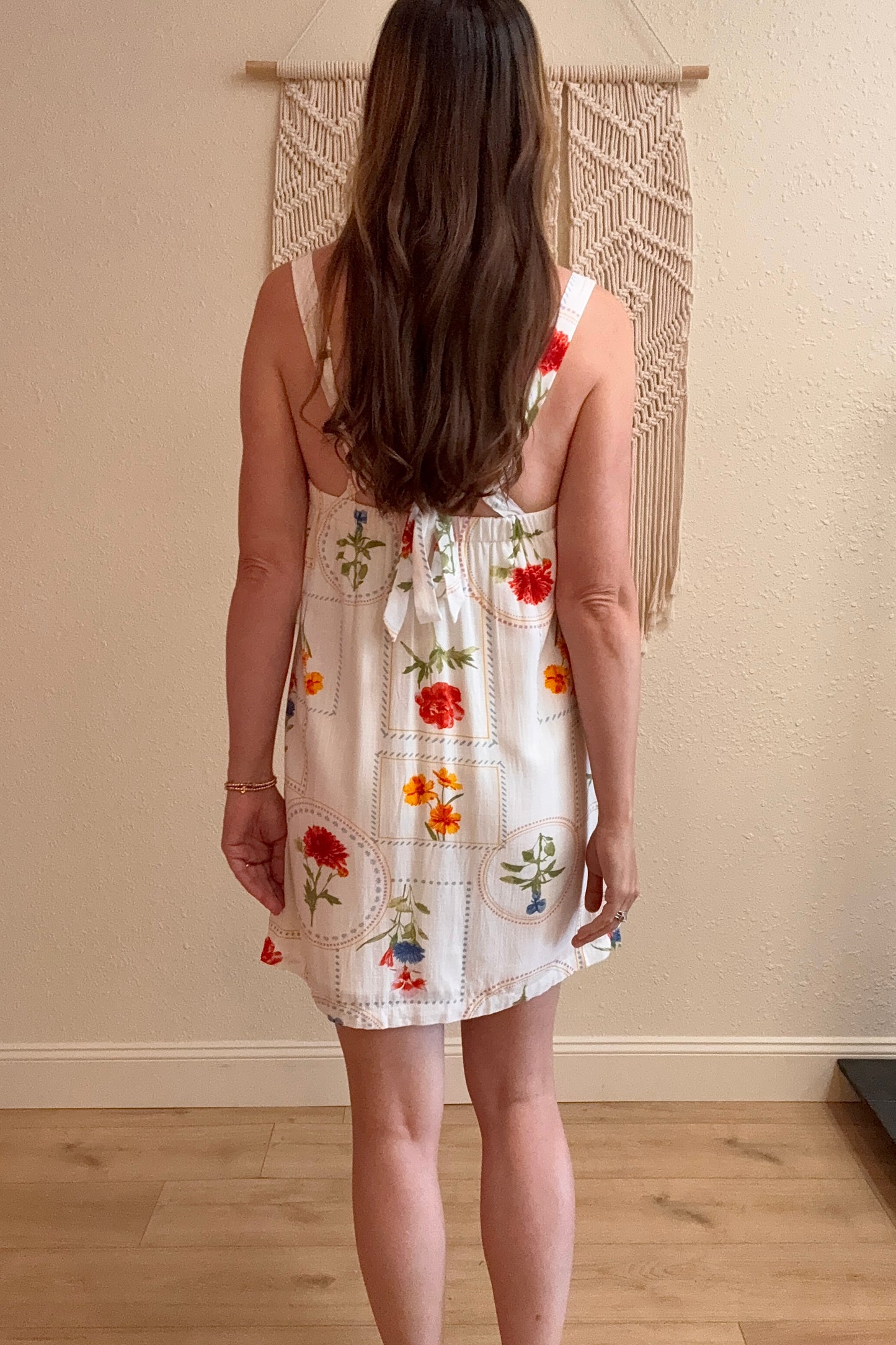 Mia Floral Square Neck Sundress