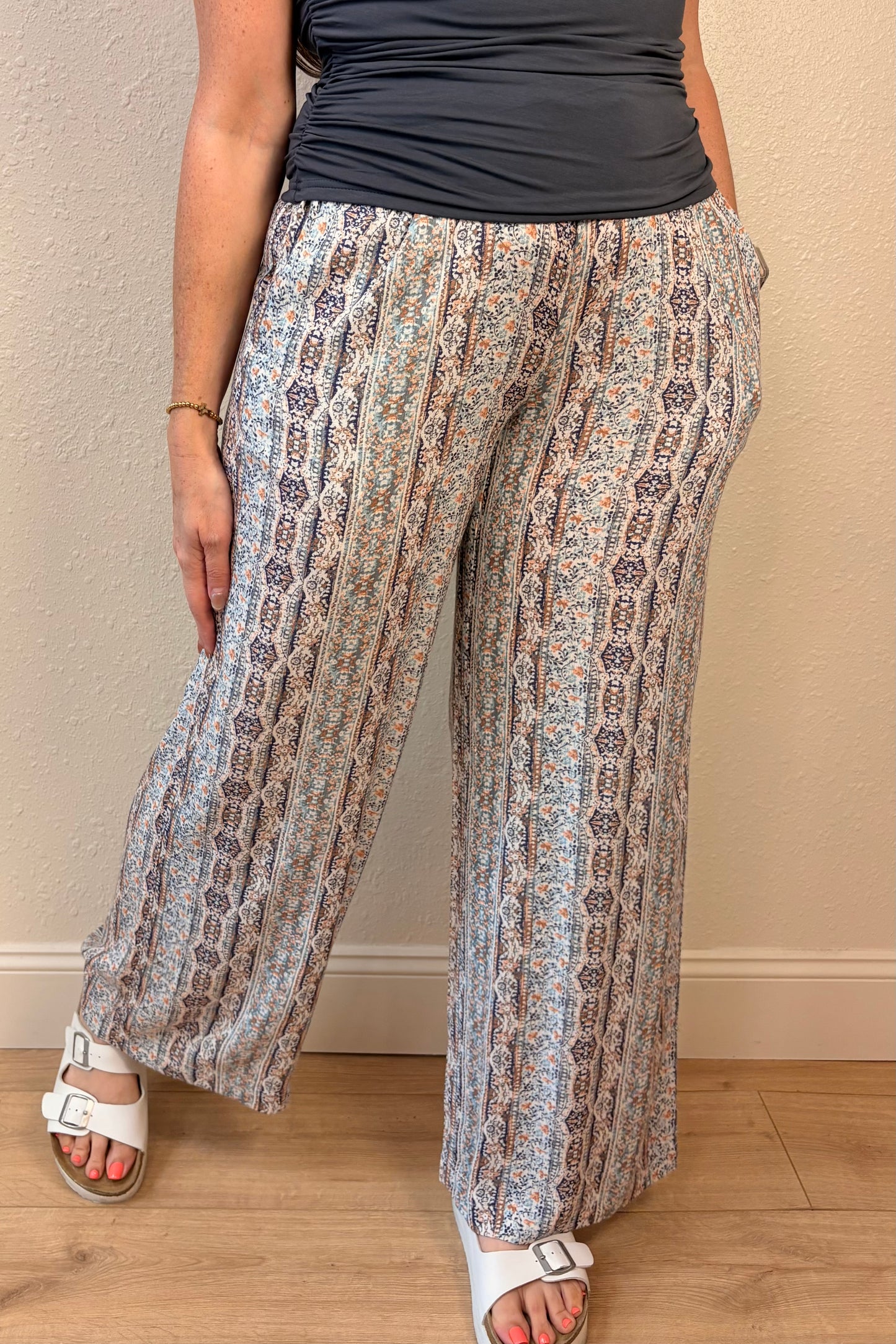 Willow Wide Leg Printed Pants