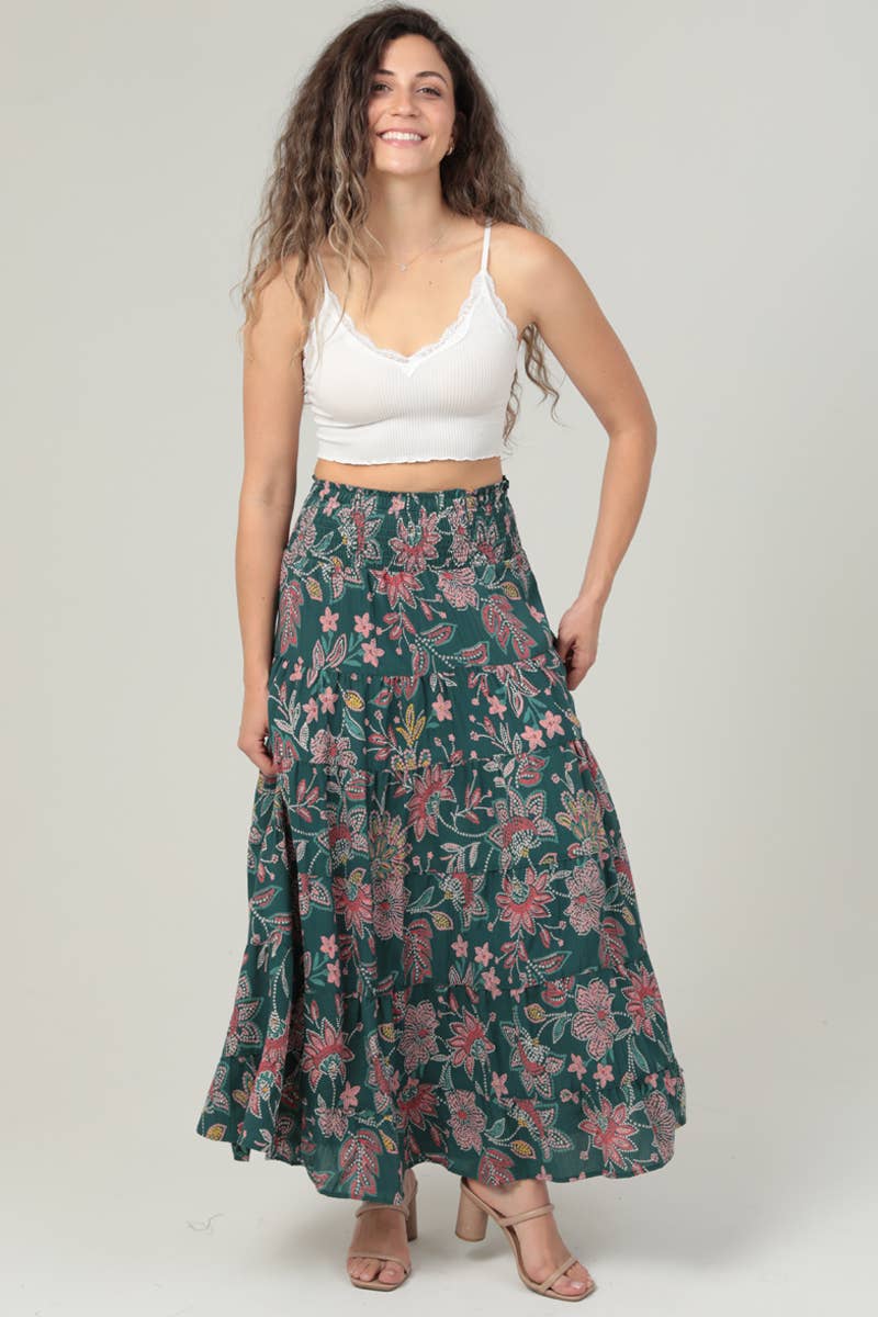 Opal Tiered Maxi Skirt