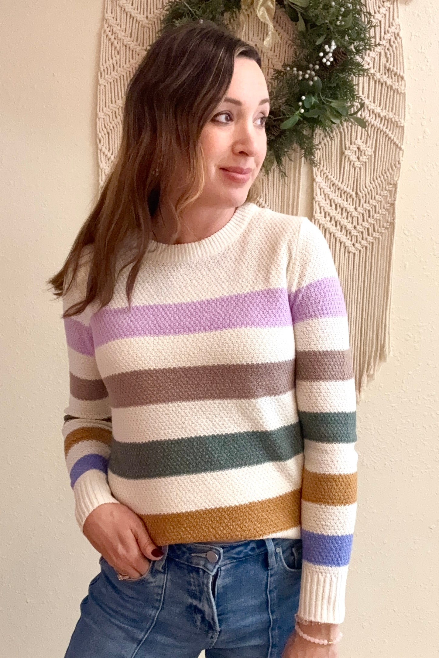 Mallory Multi Stripe Sweater