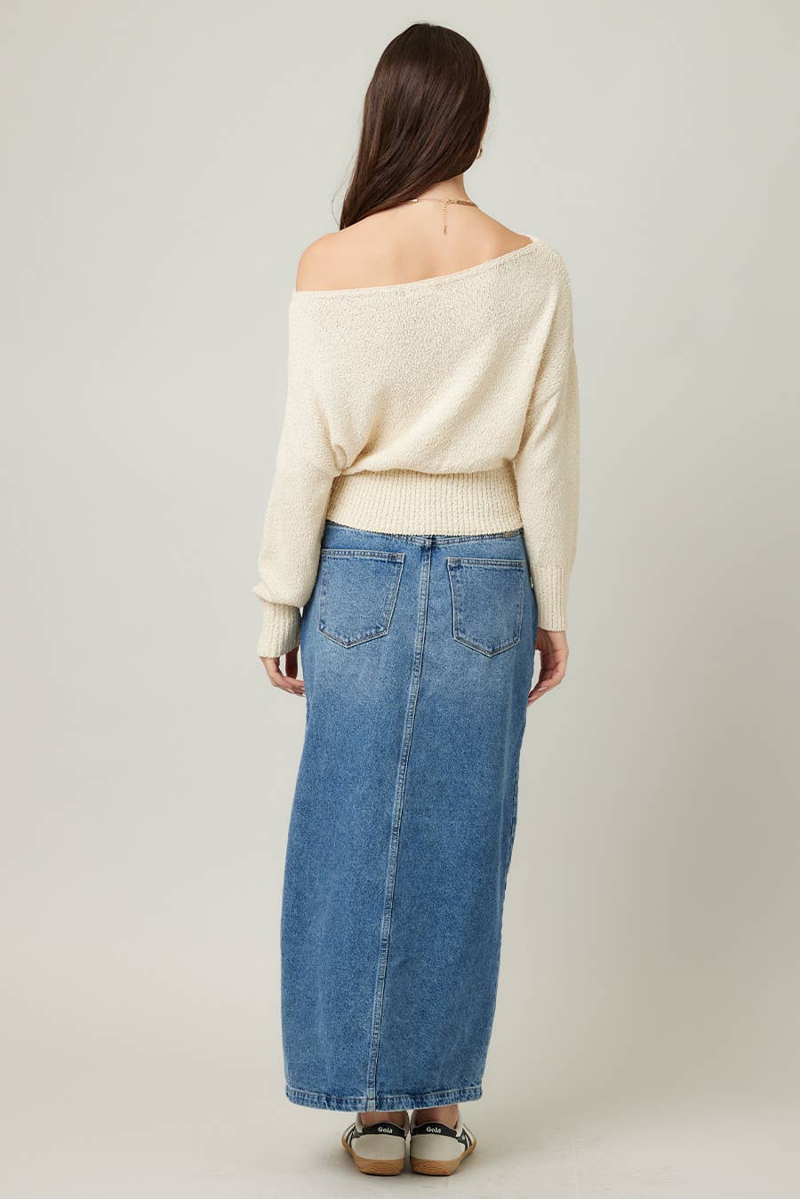 Nova Knit Off Shoulder Sweater
