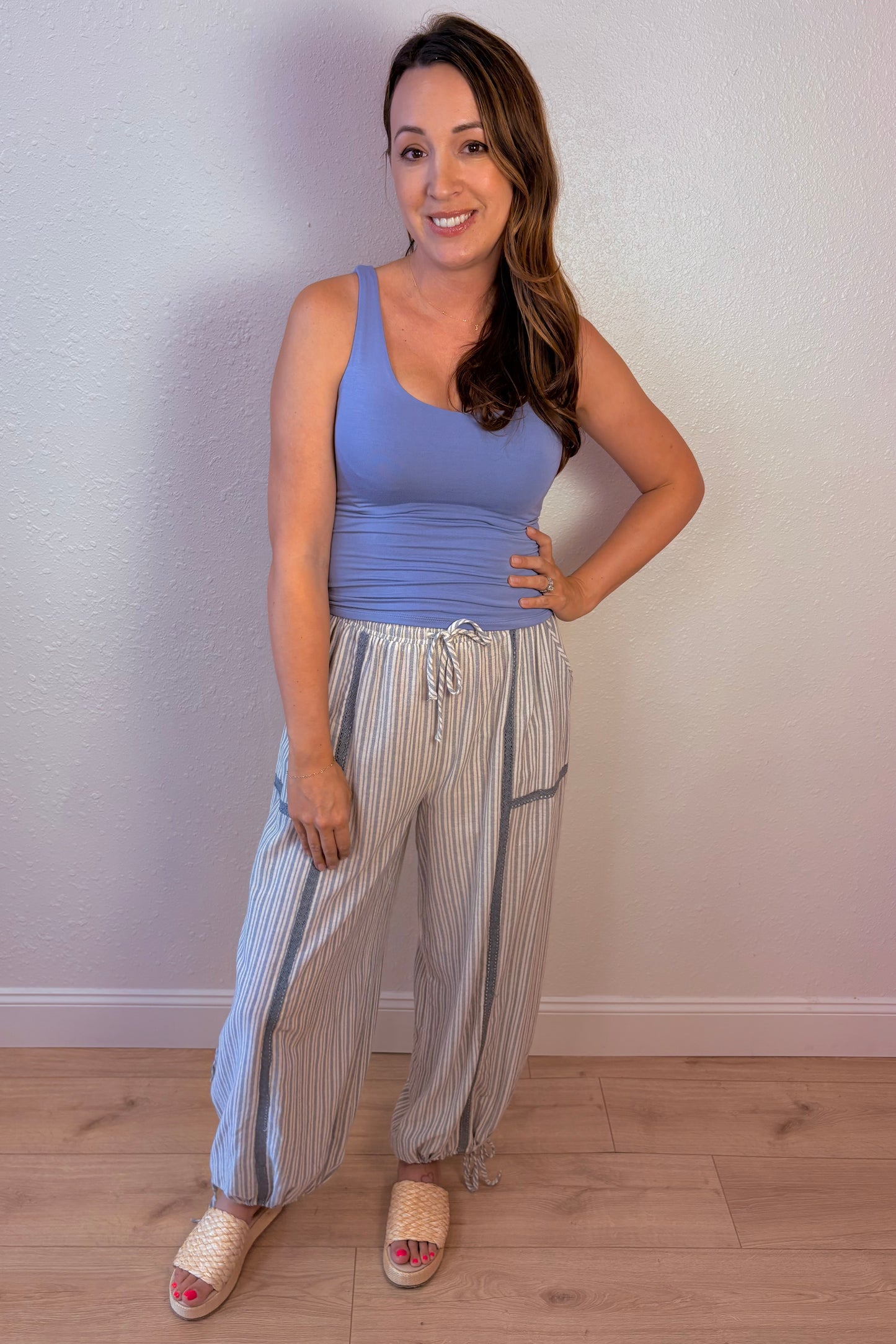 Delaney Stripe Lightweight Pants