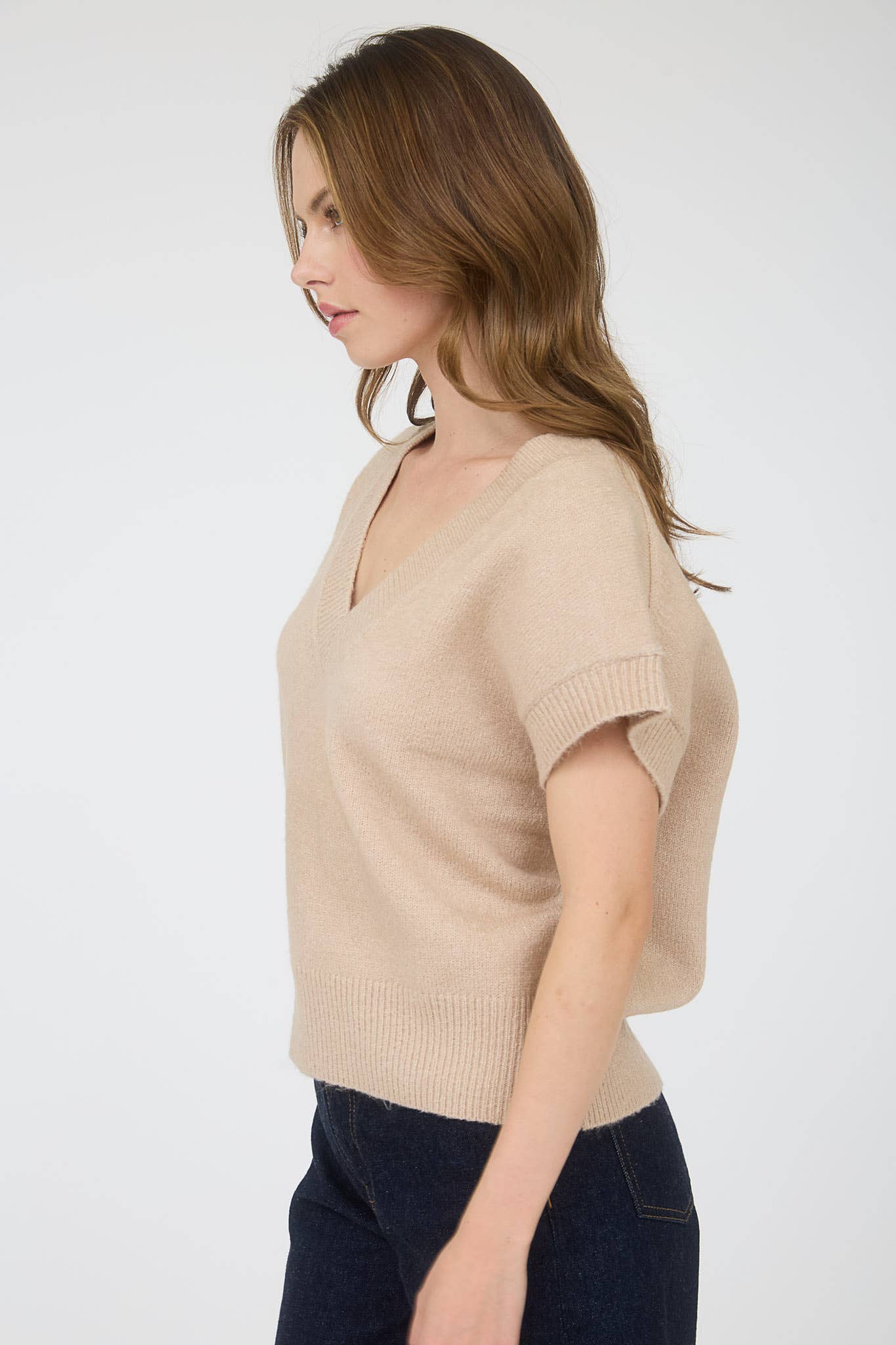 Peyton Short Sleeve Sweater