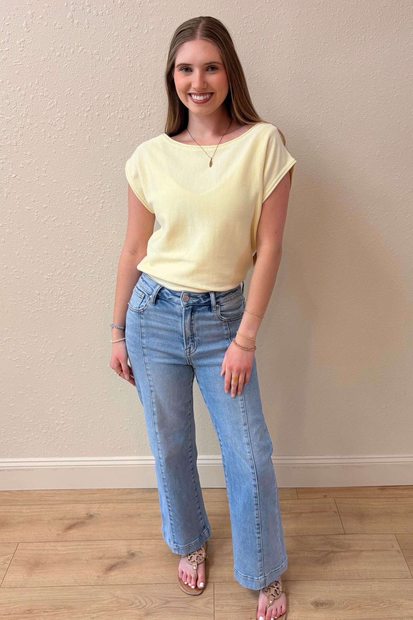 Emily Boat Neck Knit Top