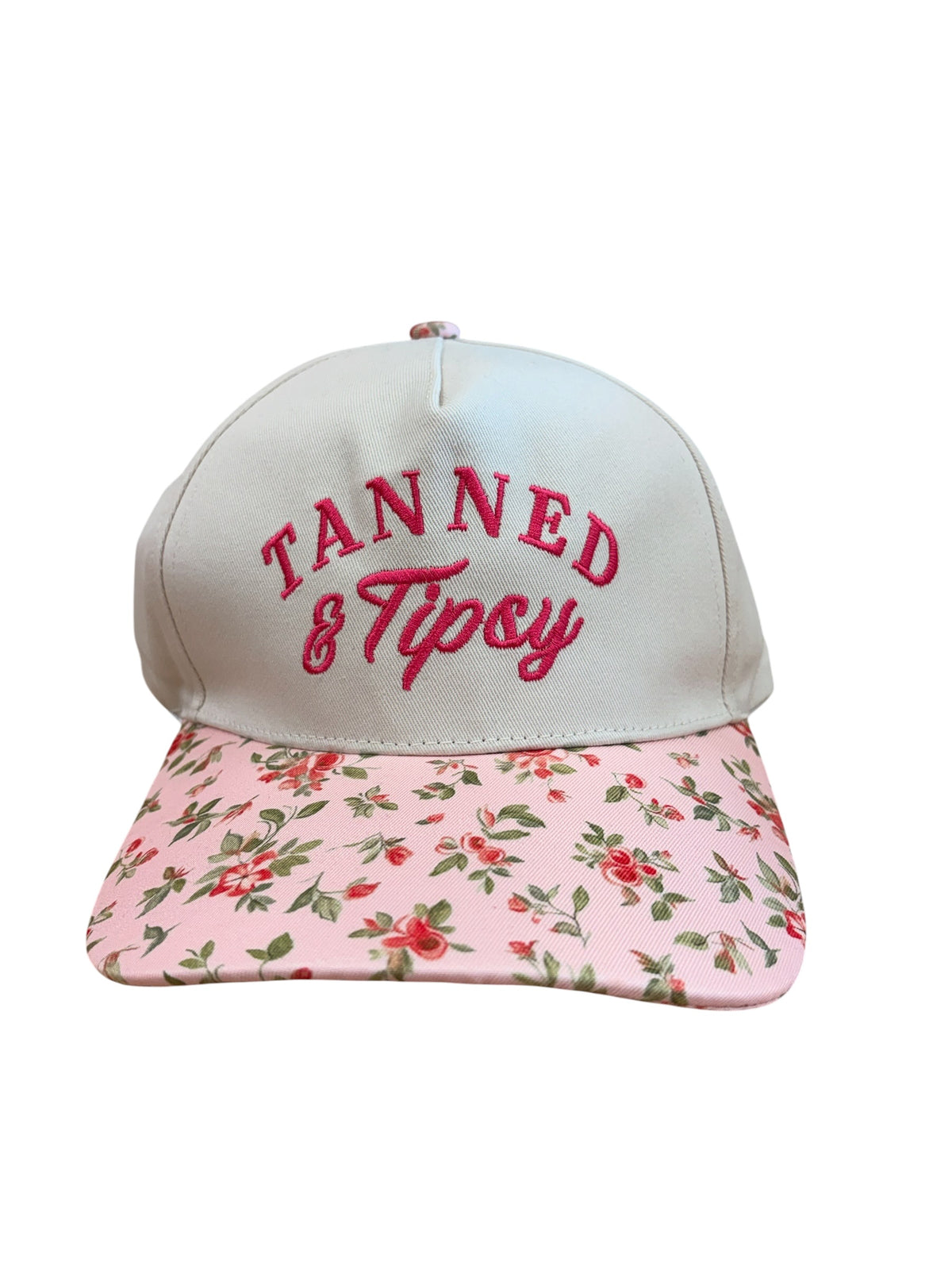 Tanned & Tipsy Floral Trucker Hat