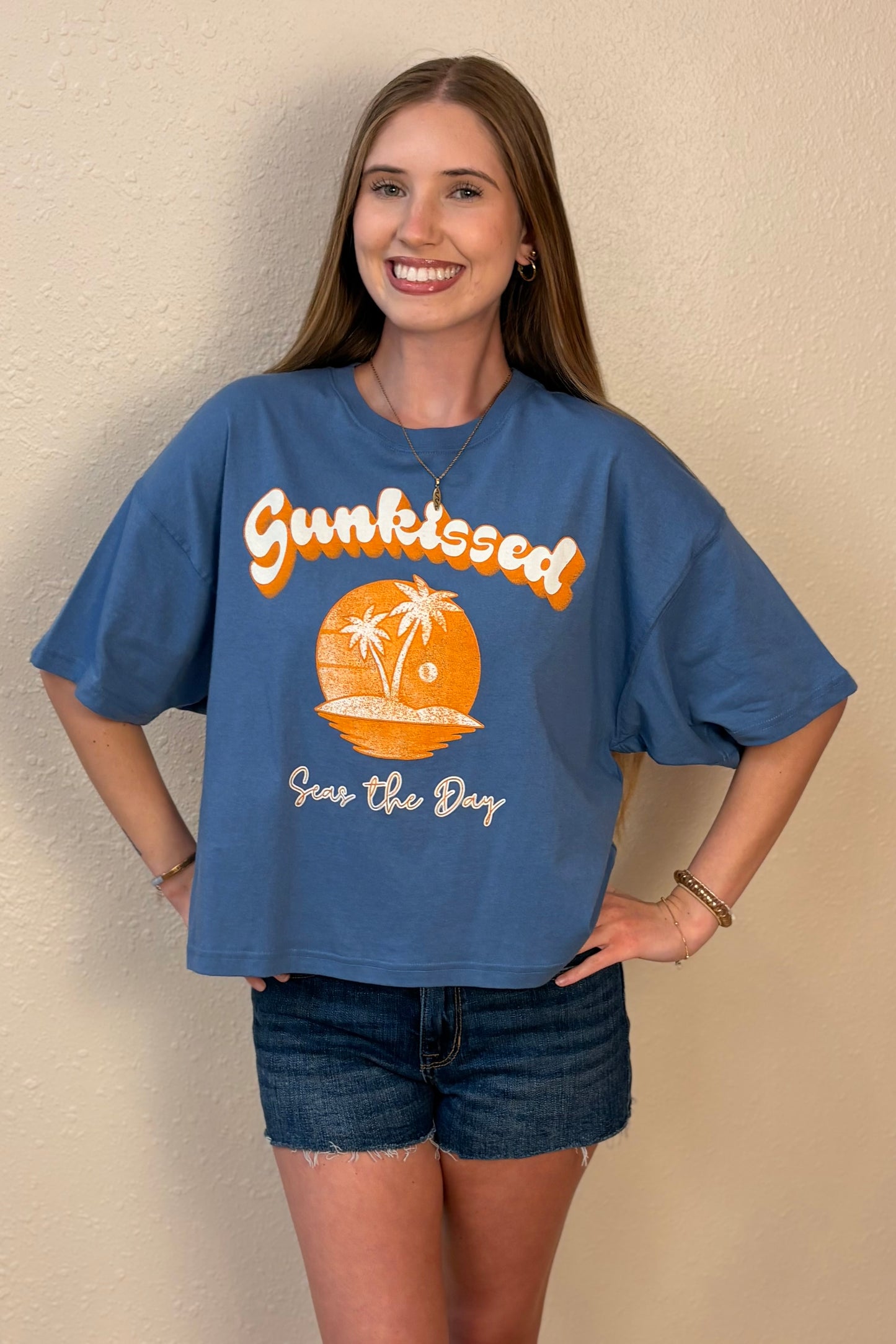 Sunkissed Seas The Day Graphic Tee Shirt