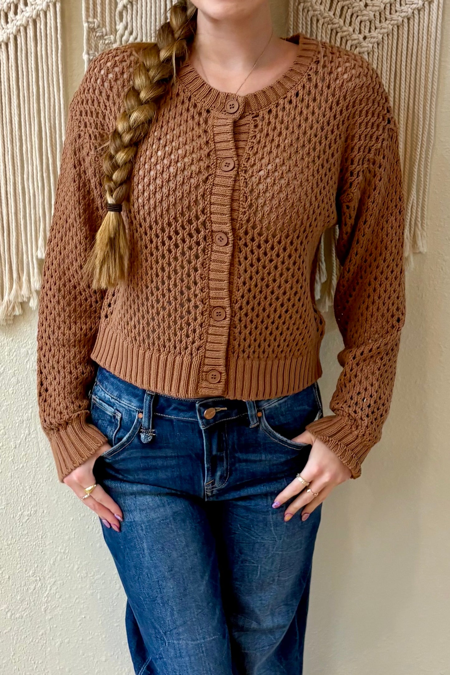 Cecelia Crochet Cardigan Sweater