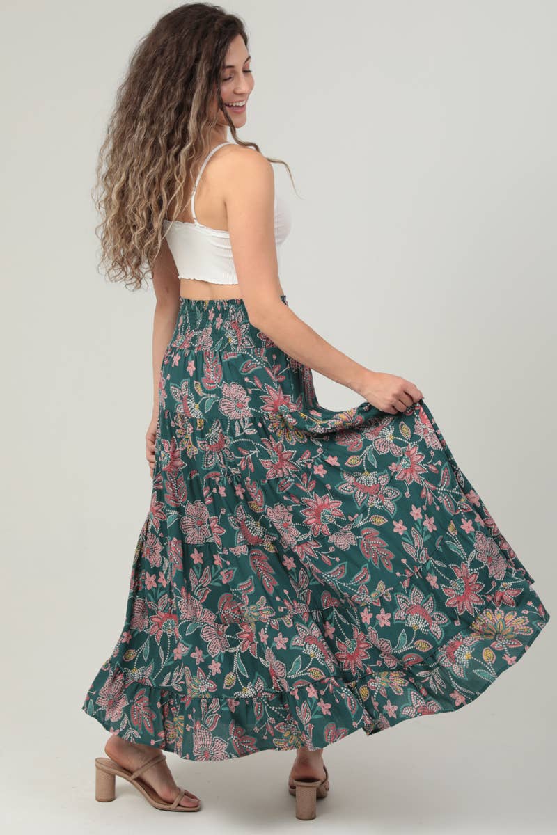 Opal Tiered Maxi Skirt