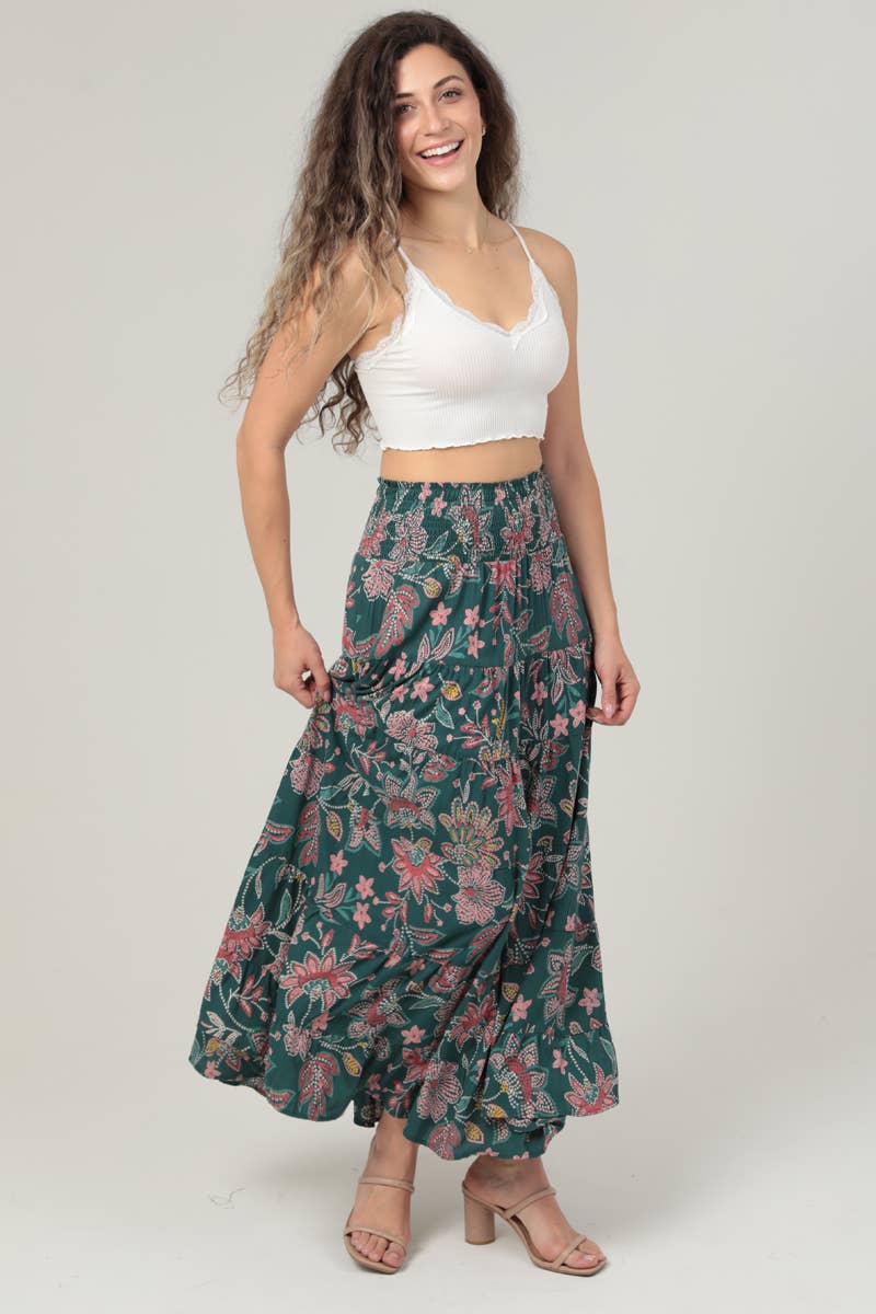 Opal Tiered Maxi Skirt