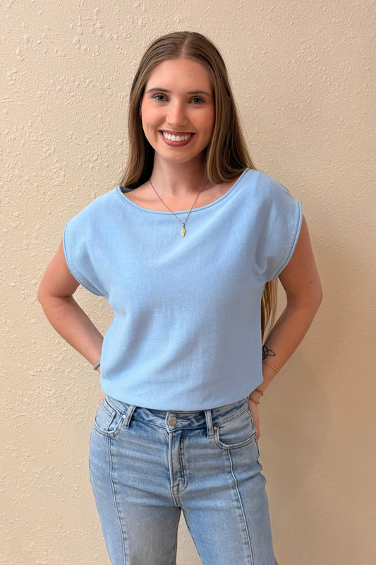 Emily Boat Neck Knit Top