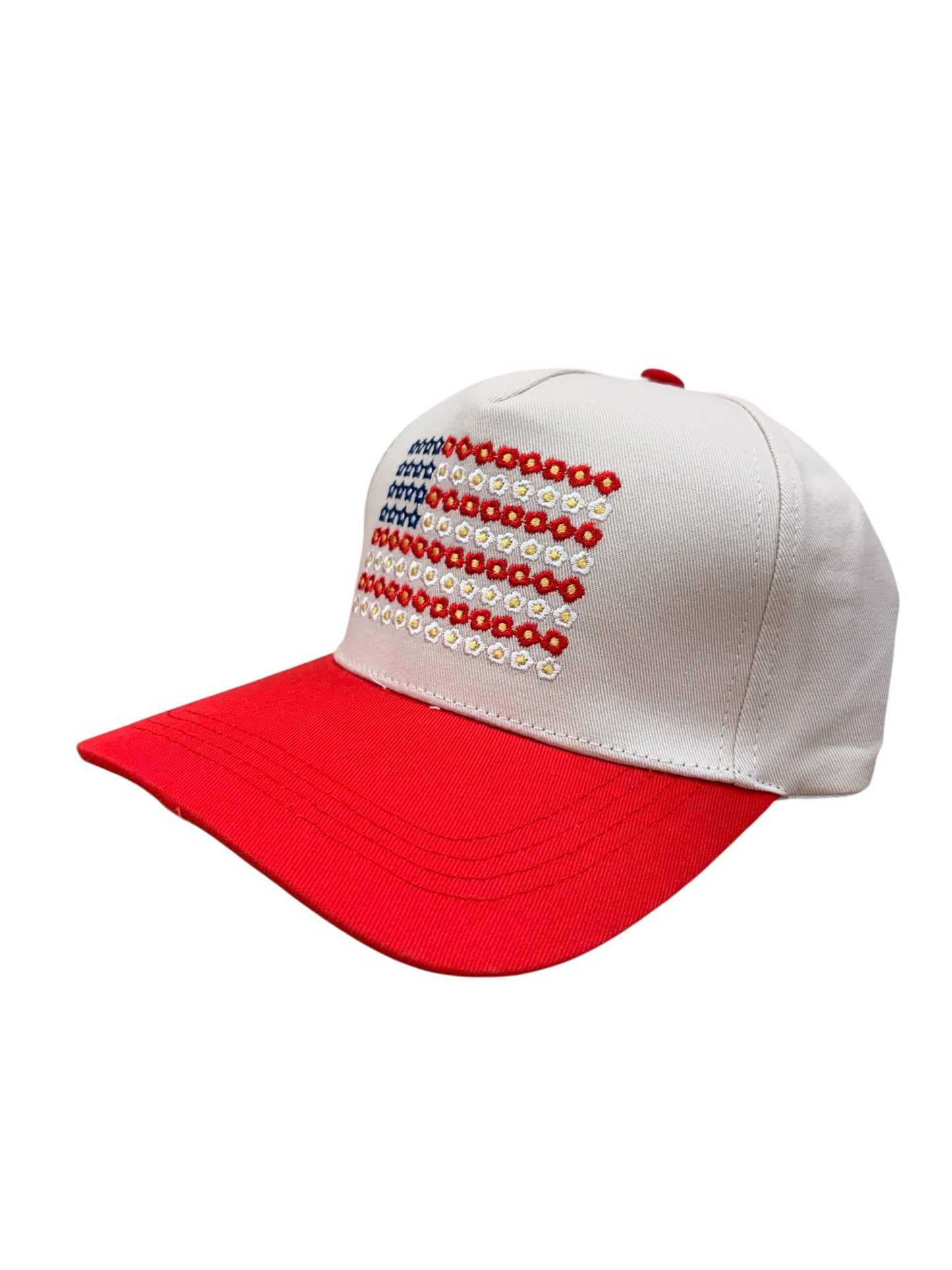 Flowers & Stars USA Hat