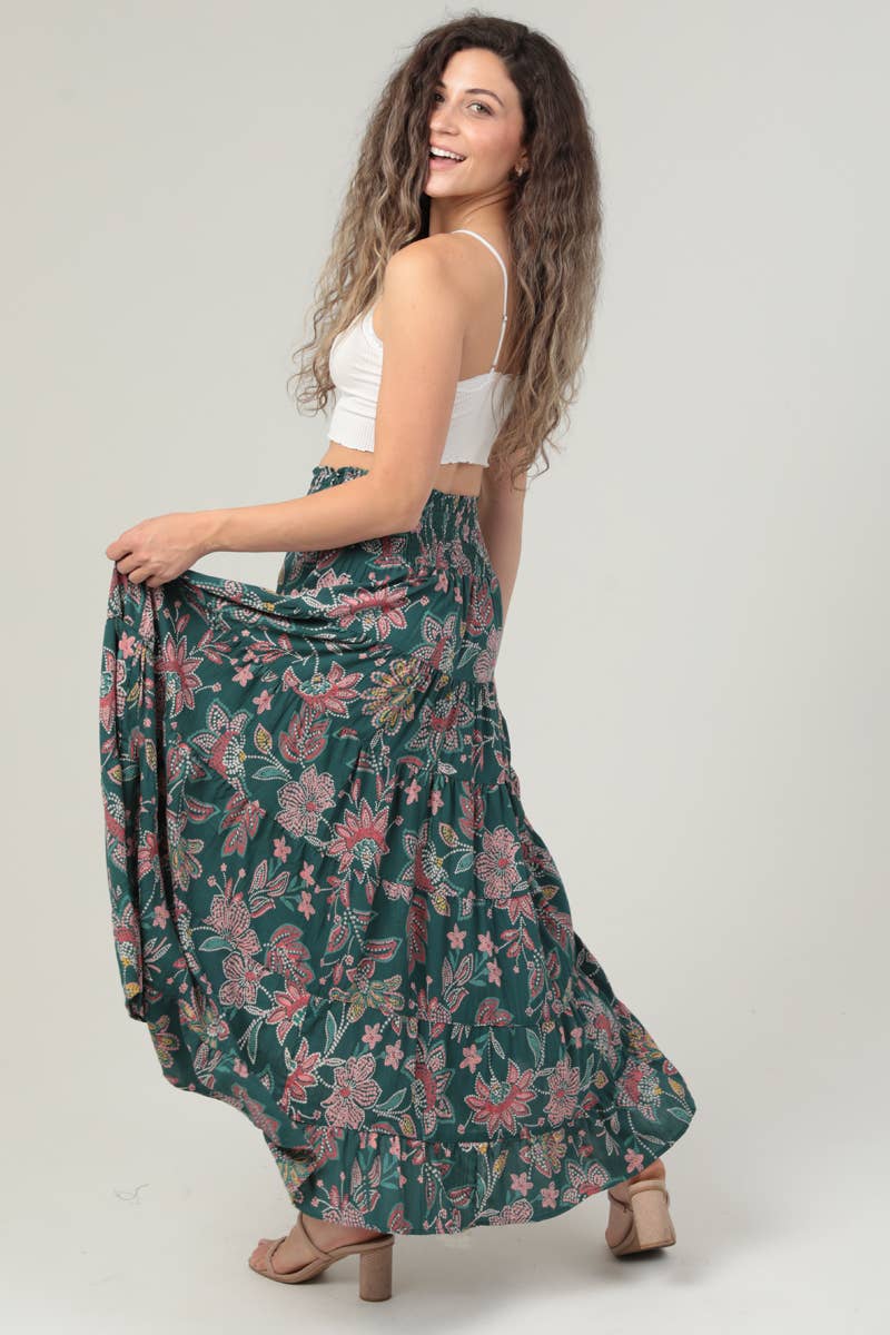 Opal Tiered Maxi Skirt