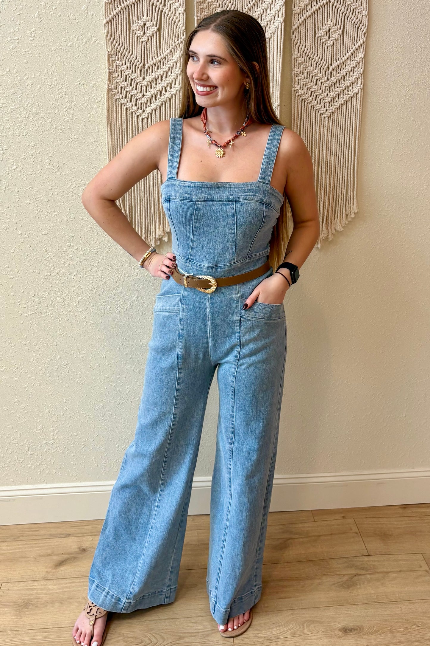 Lyla Denim Jumpsuit