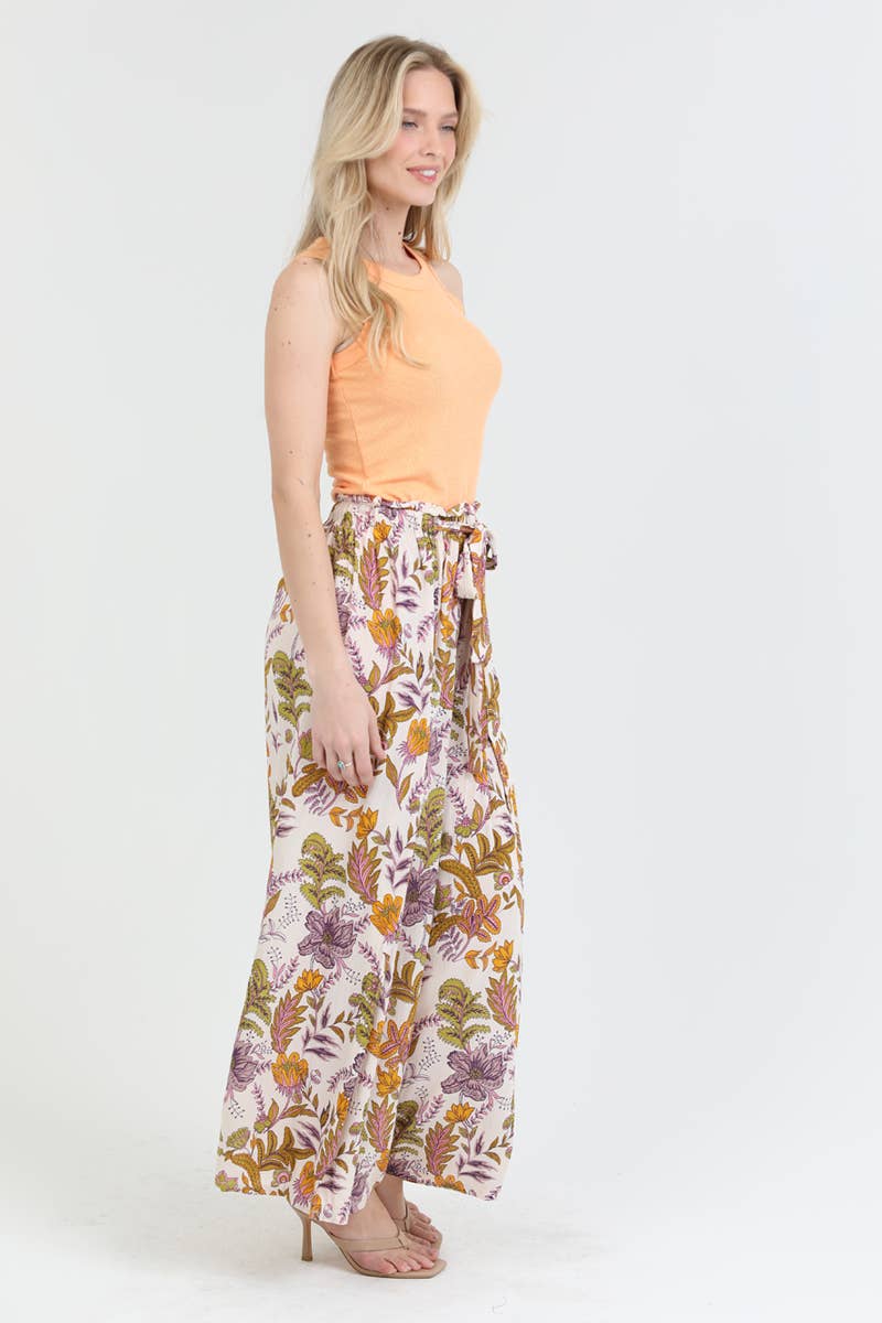 Fern Wide Leg Tie Front Pants