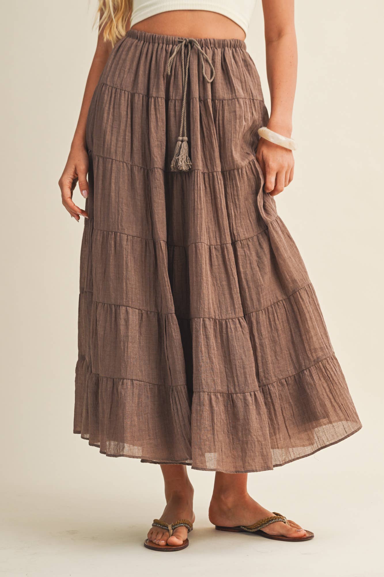 Carina Tiered Maxi Skirt